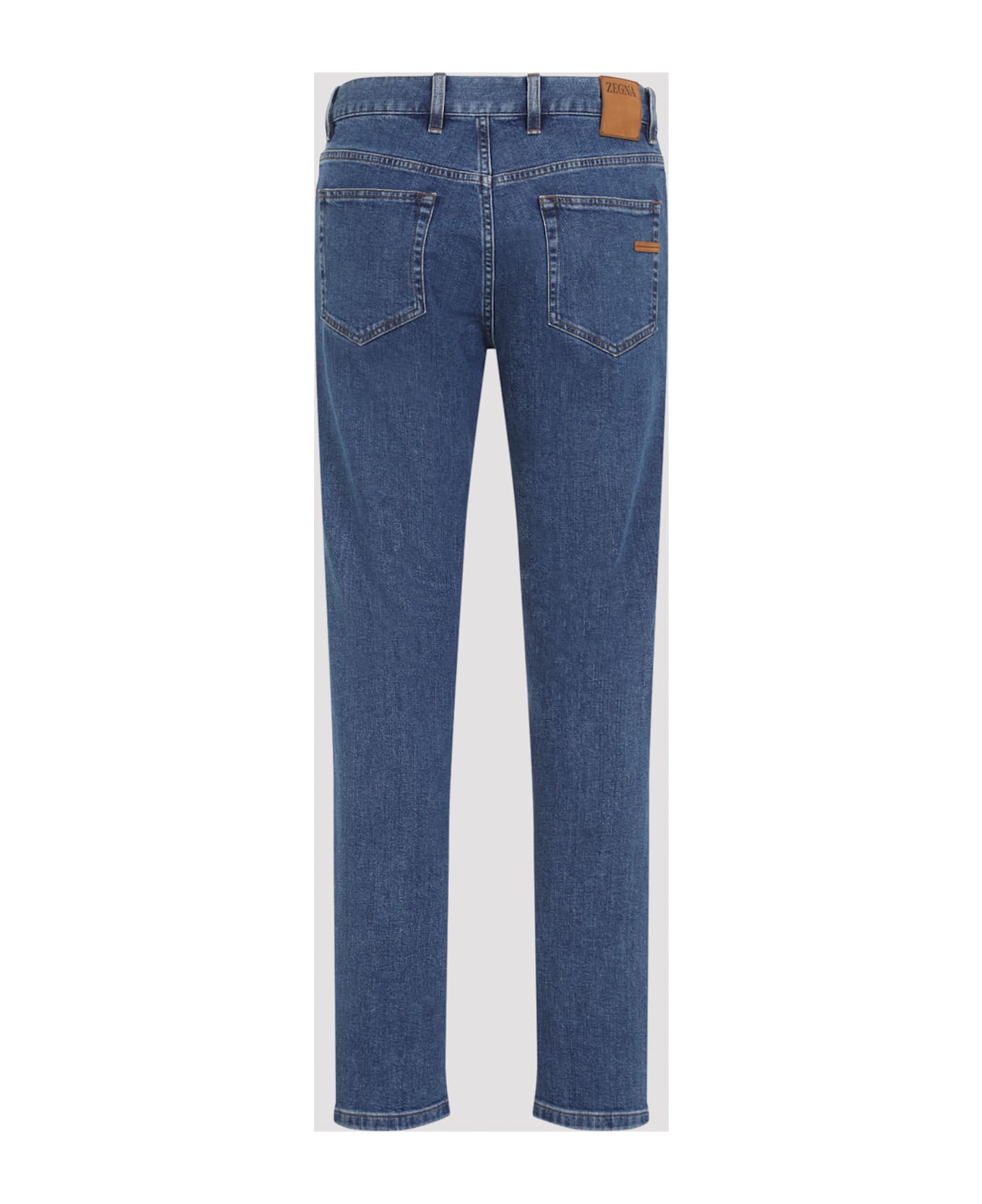 Zegna Classic Denim Jeans - Blue Chiaro Unito