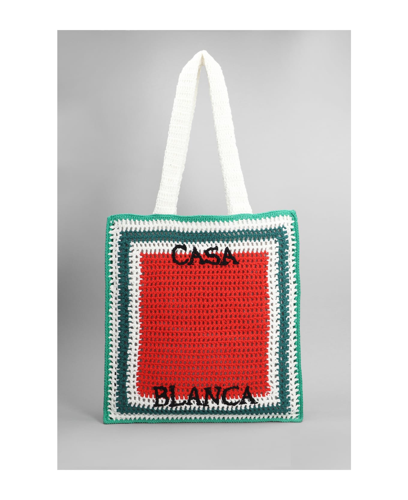 Casablanca Tote In Multicolor Cotton - Knit Multicolor