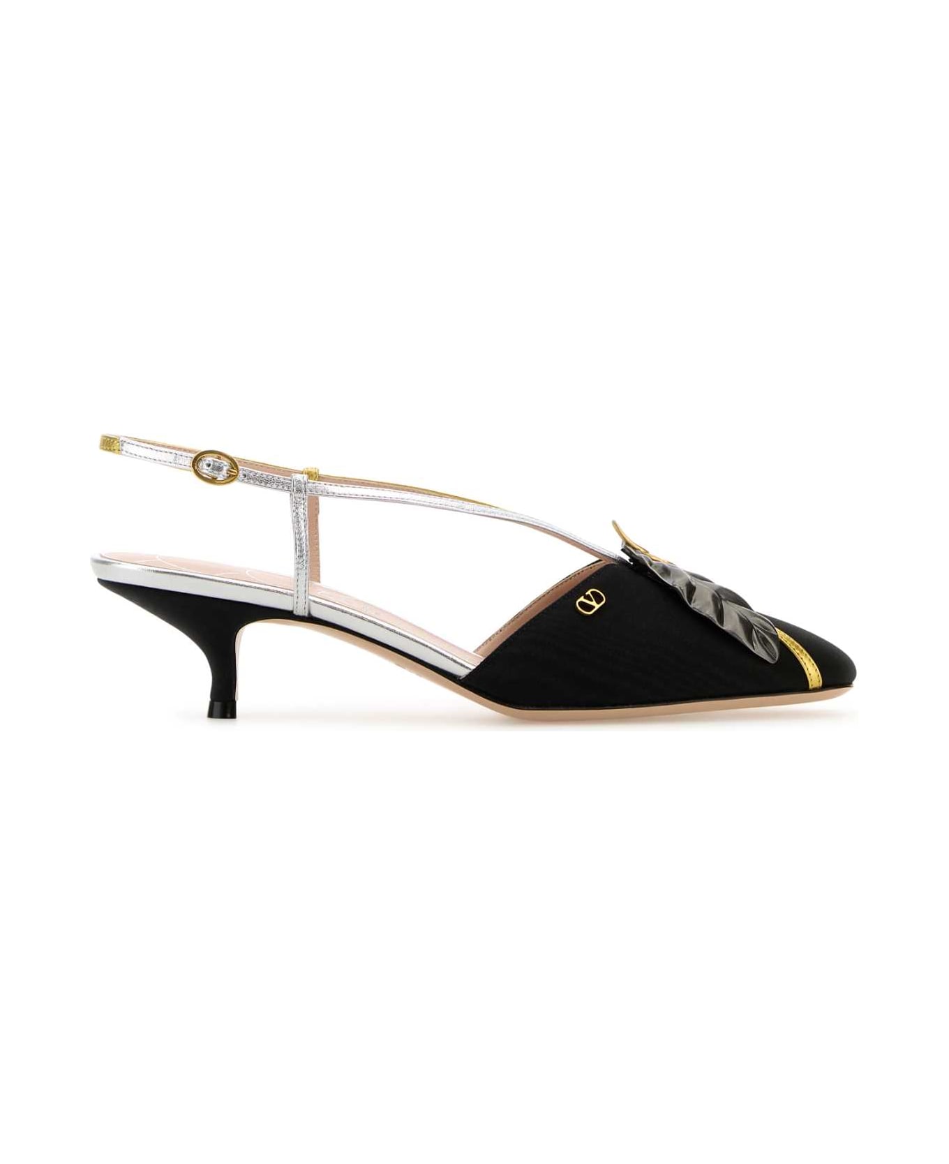 Valentino Garavani Black Fabric Pumps - BLACK