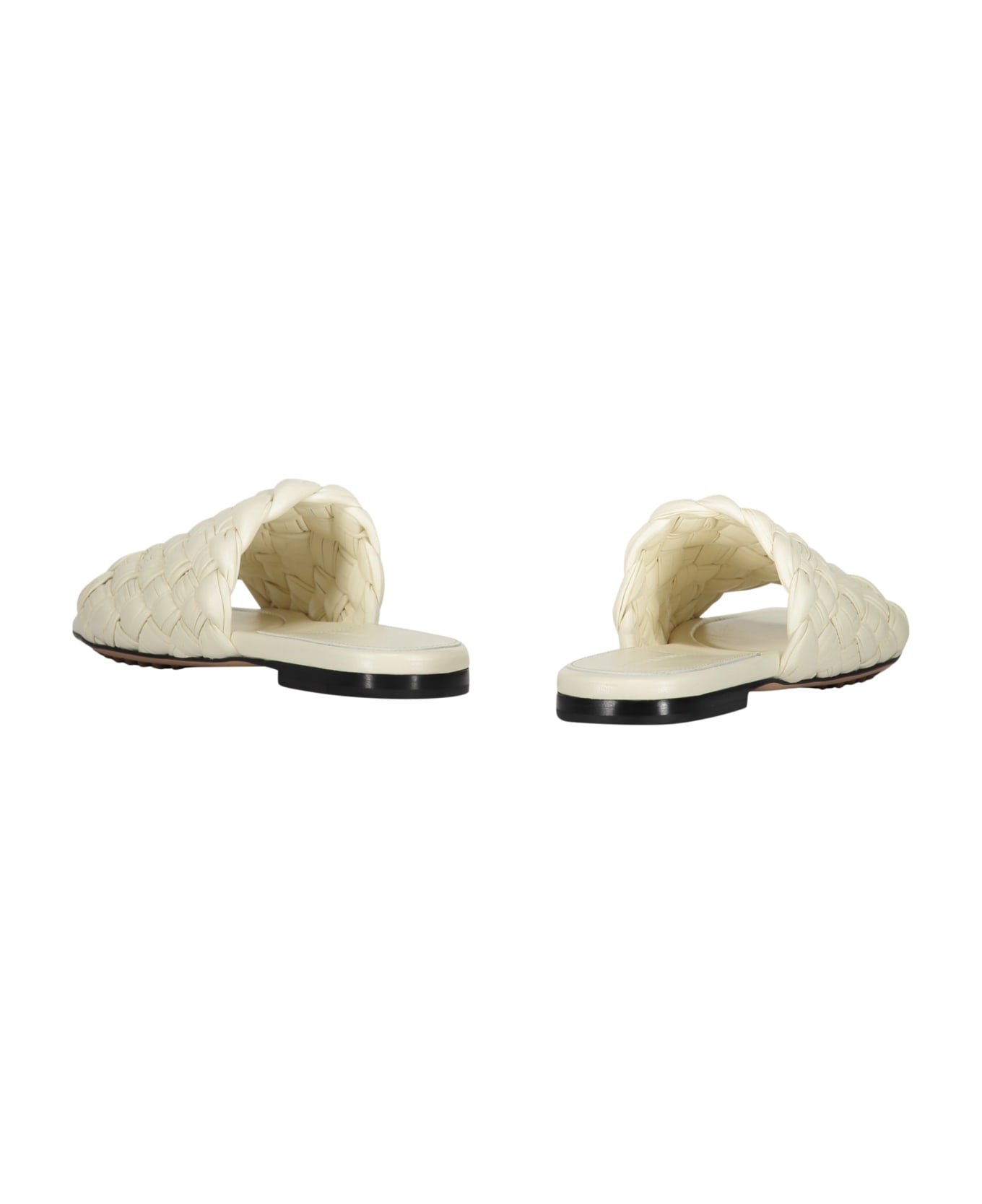 Bottega Veneta Leather Mules - White