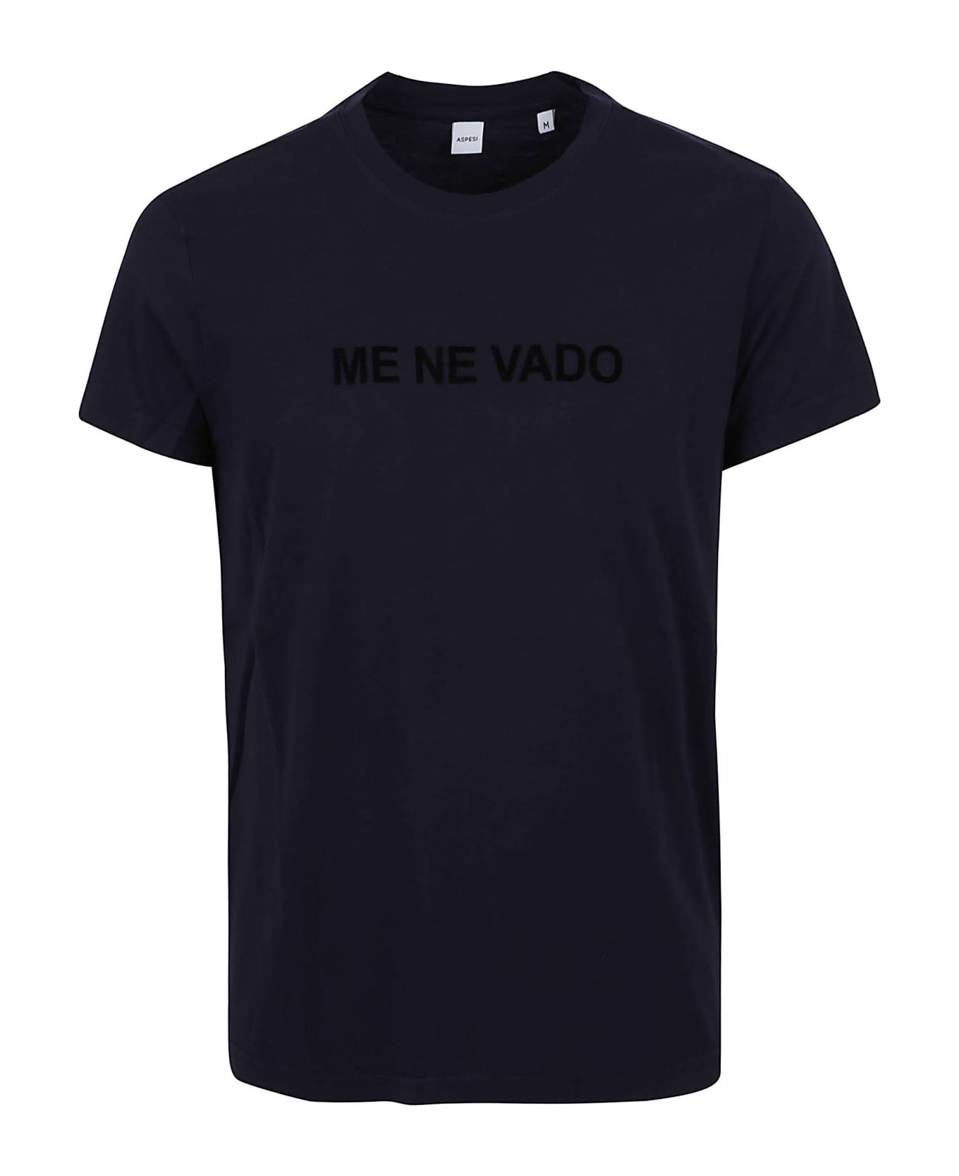 Aspesi T-shirt "me Ne Vado" - Navy Tシャツ
