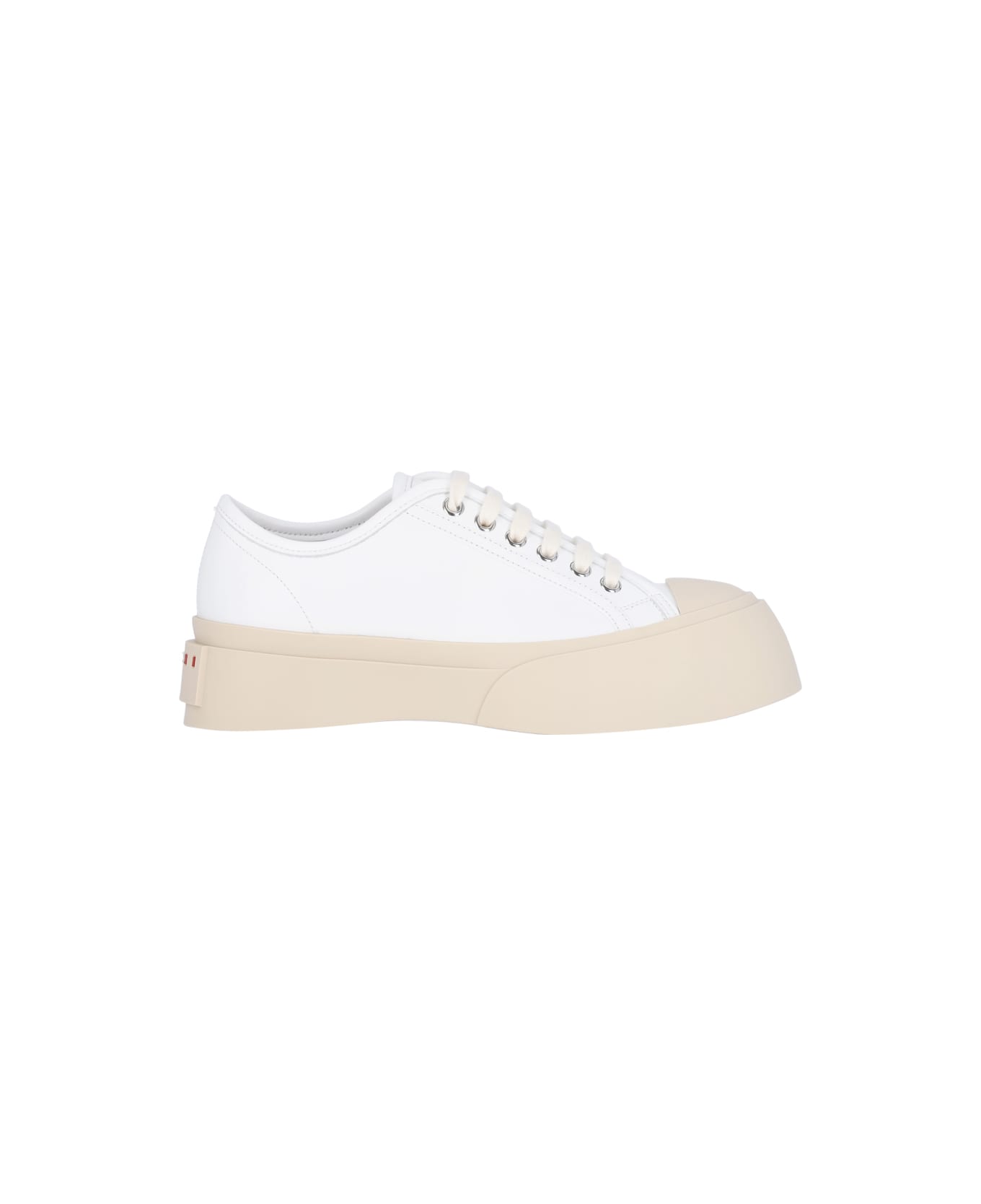 Marni White Leather Pablo Sneakers - White