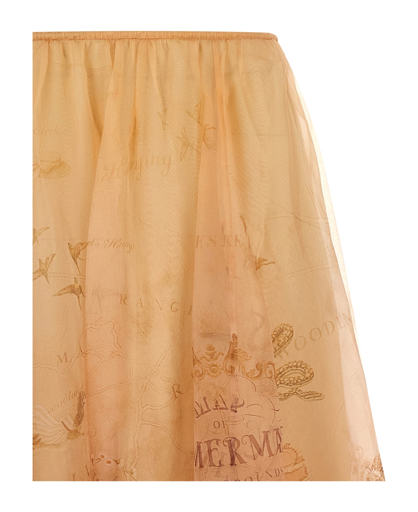 Zimmermann 
hypnotic Organza Maxi
 Skirt - Beige