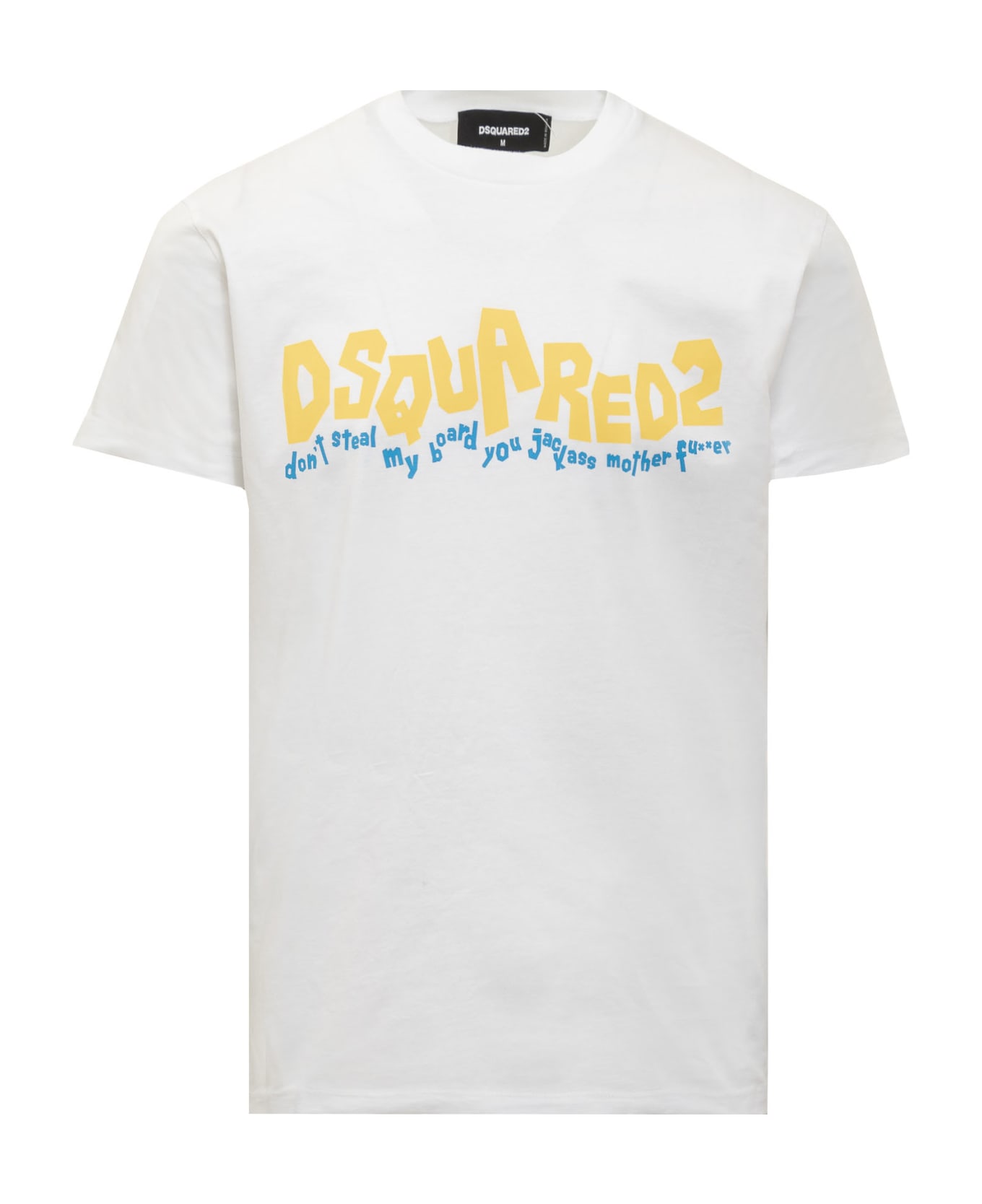 Dsquared2 D2 Waving Logo Cool T-shirt - WHITE