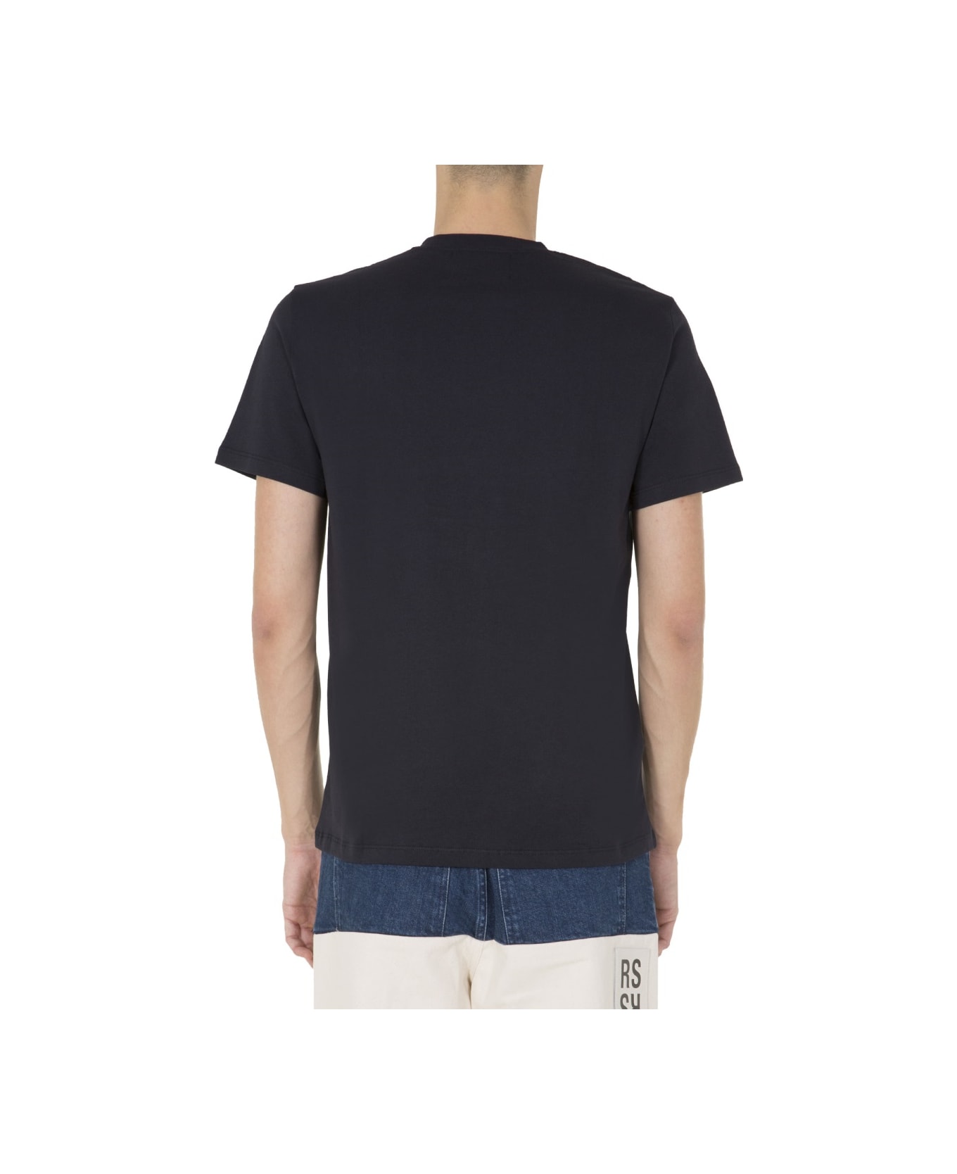 Fred Perry by Raf Simons Round Neck T-shirt - BLUE シャツ