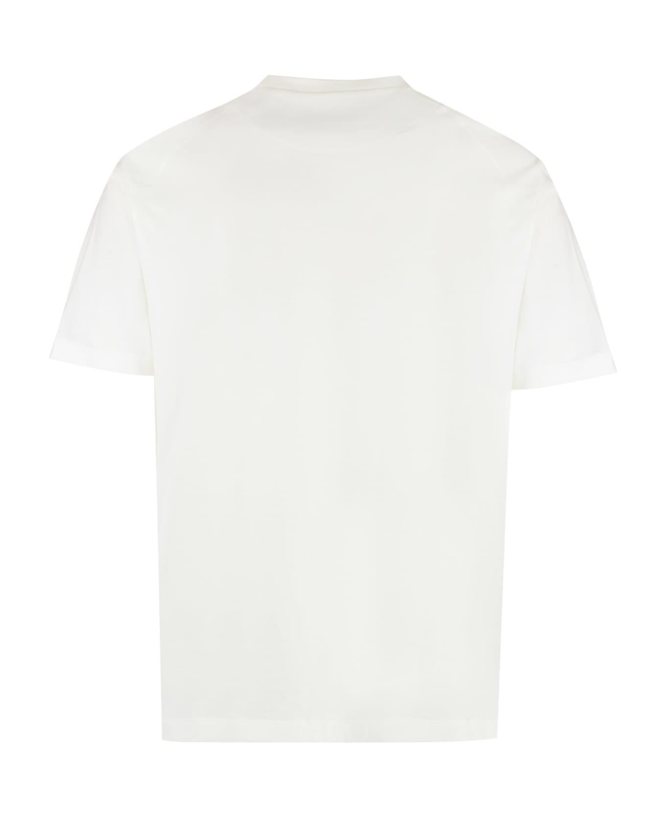 Y-3 Cotton Crew-neck T-shirt - Ivory