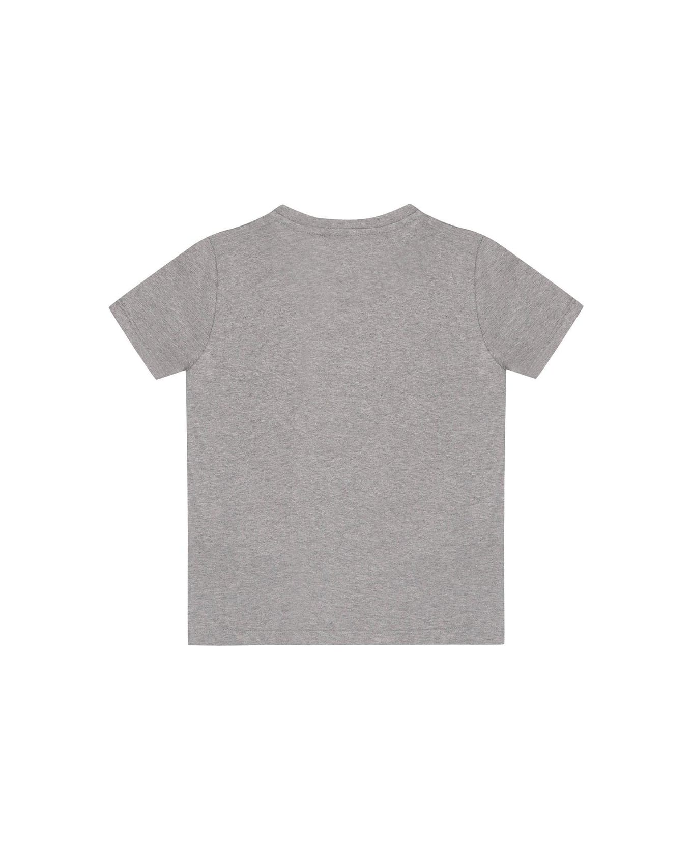 Golden Goose Logo-printed Crewneck T-shirt - Grigio Tシャツ＆ポロシャツ