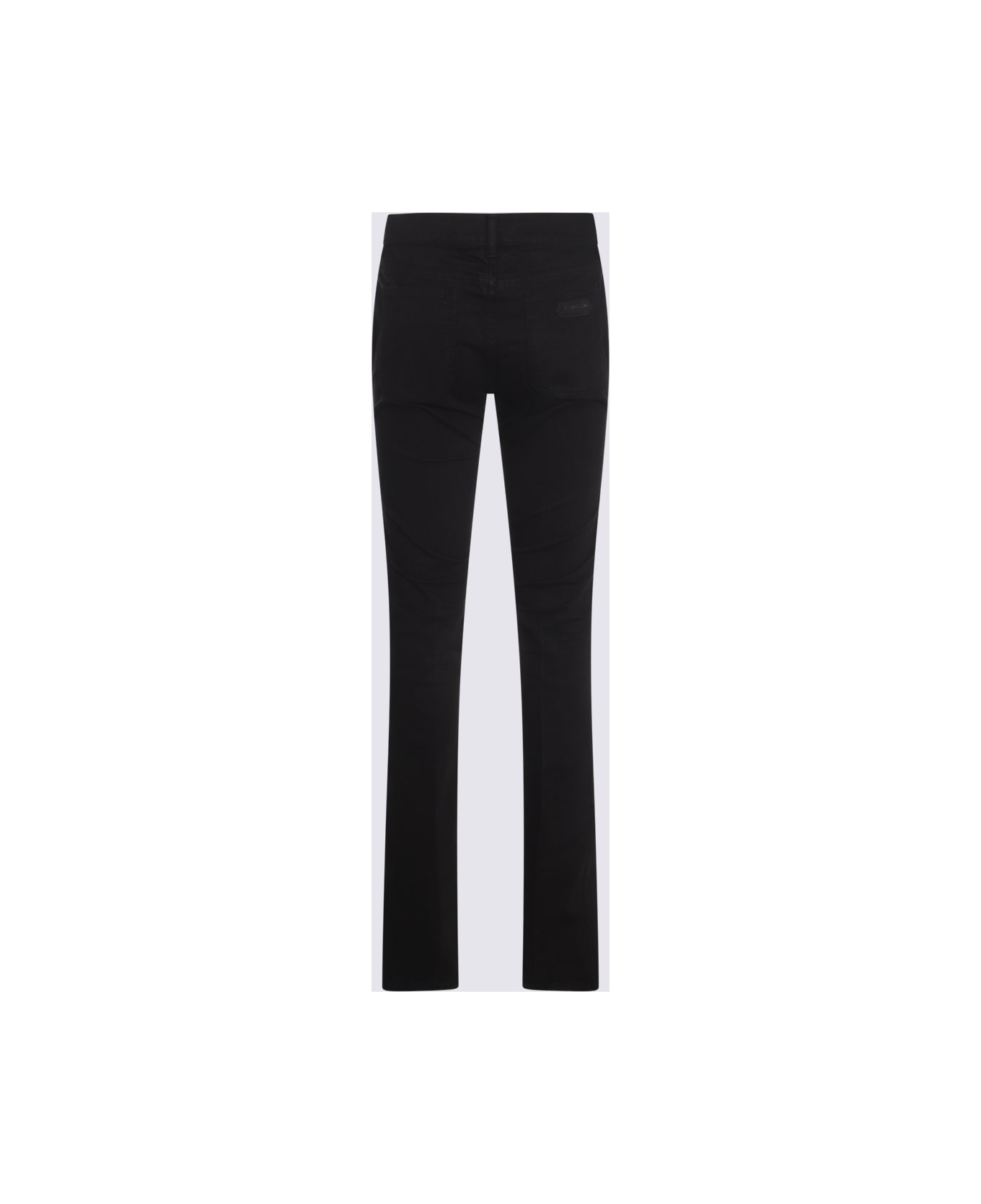 Tom Ford Black Cotton Pants - Black