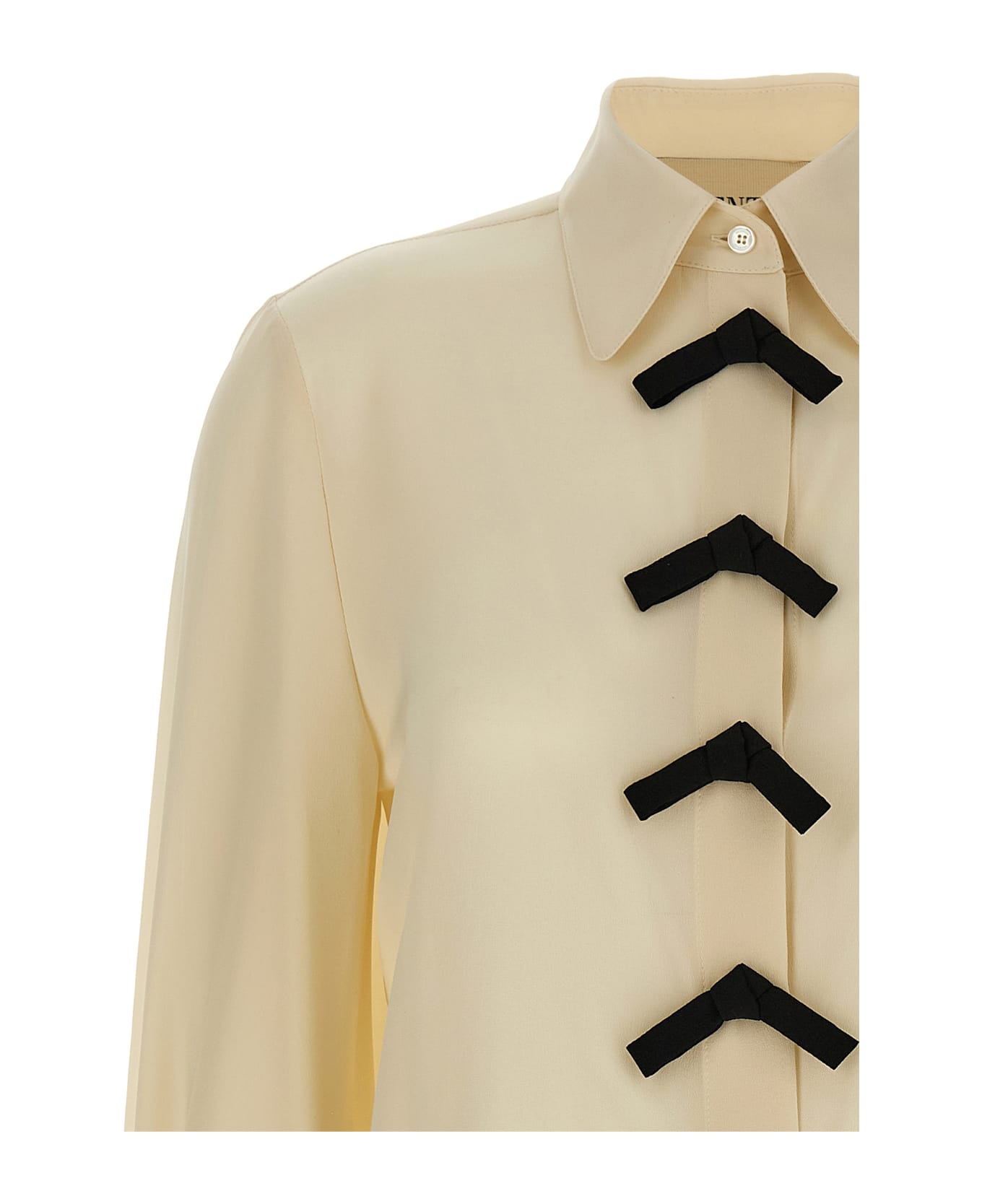 Valentino Garavani Bow Shirt - Beige