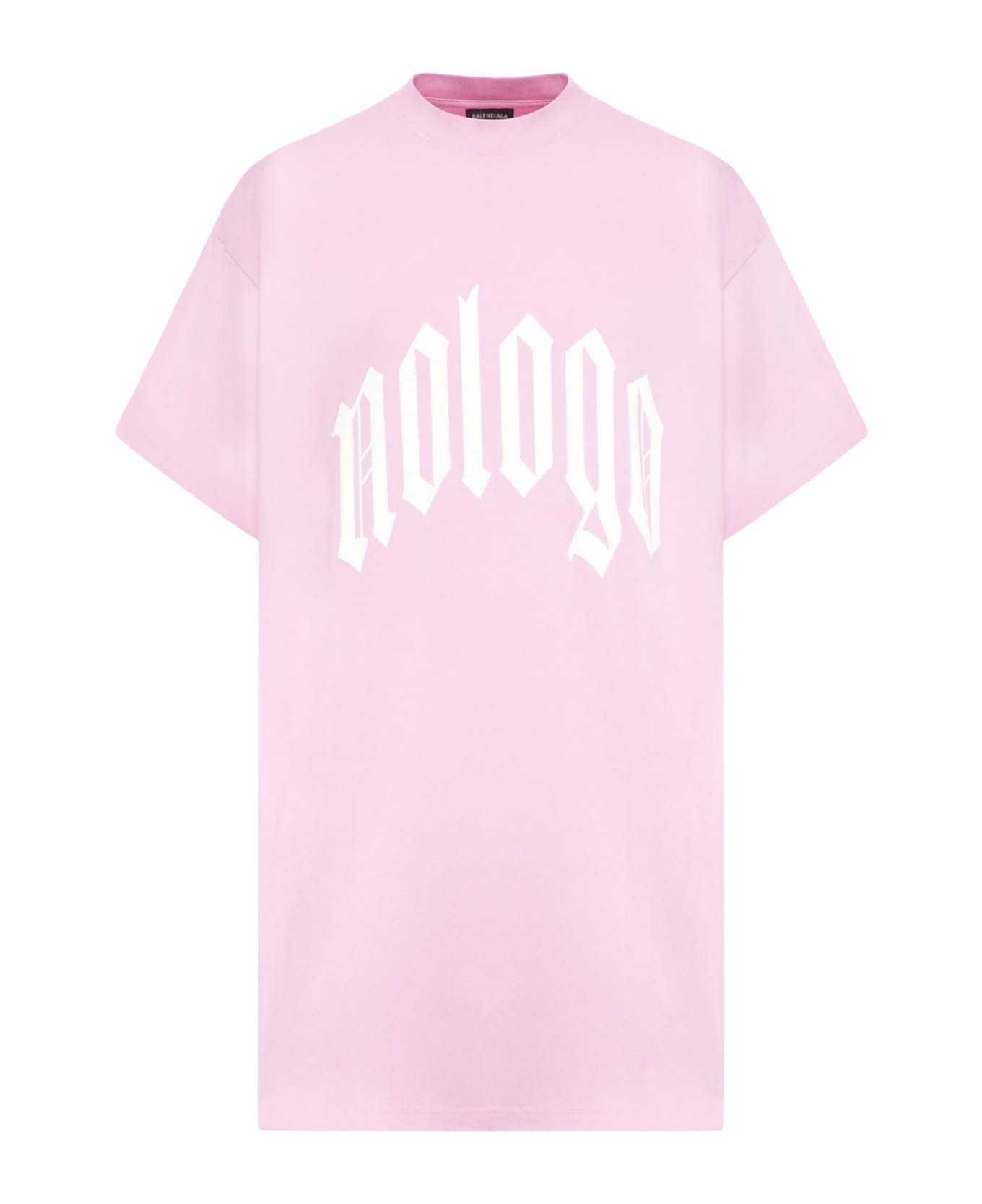 Balenciaga No Logo Oversize T-shirt - Pink & Purple