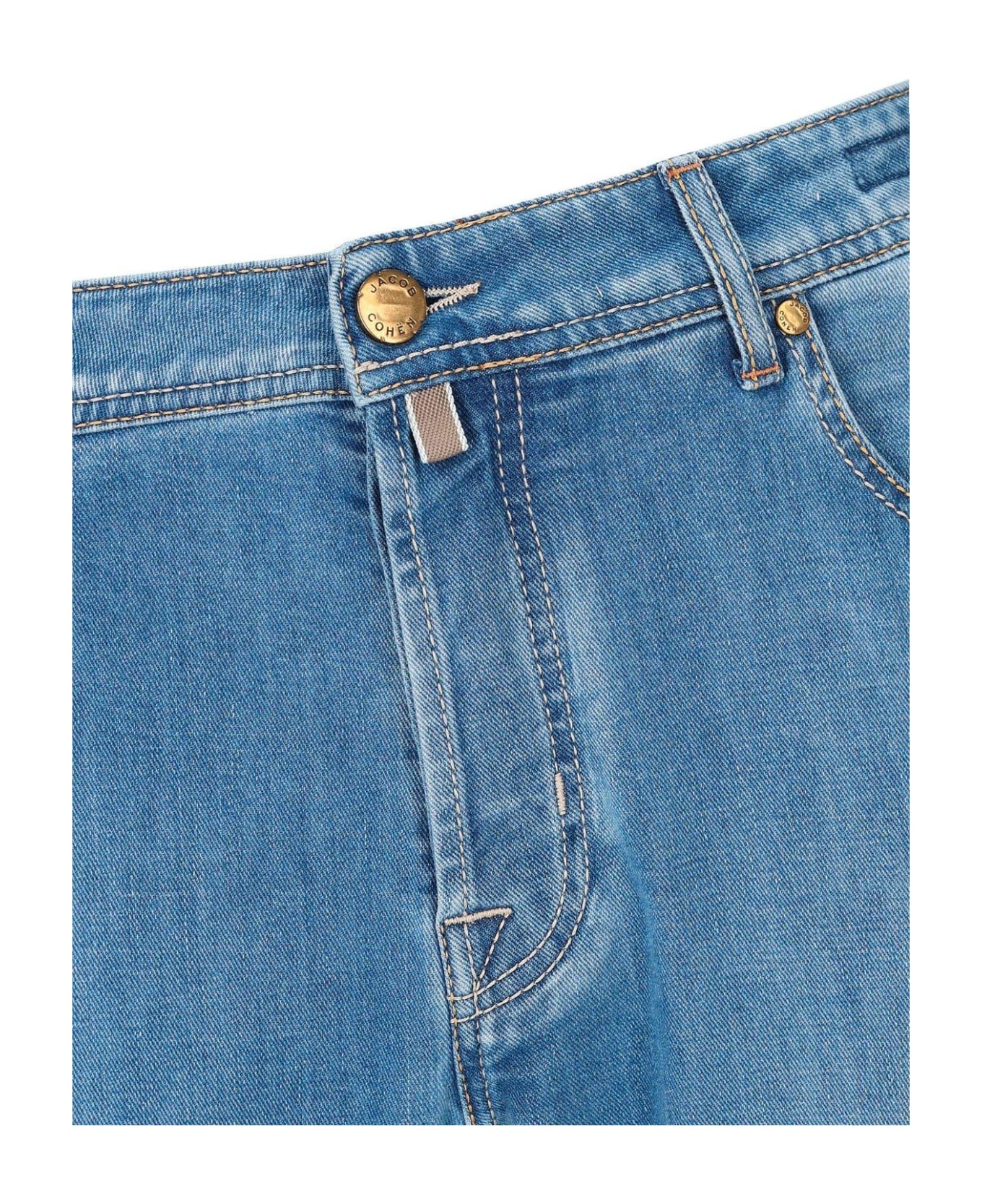 Jacob Cohen Logo-patch Mid-rise Slim-fit Jeans