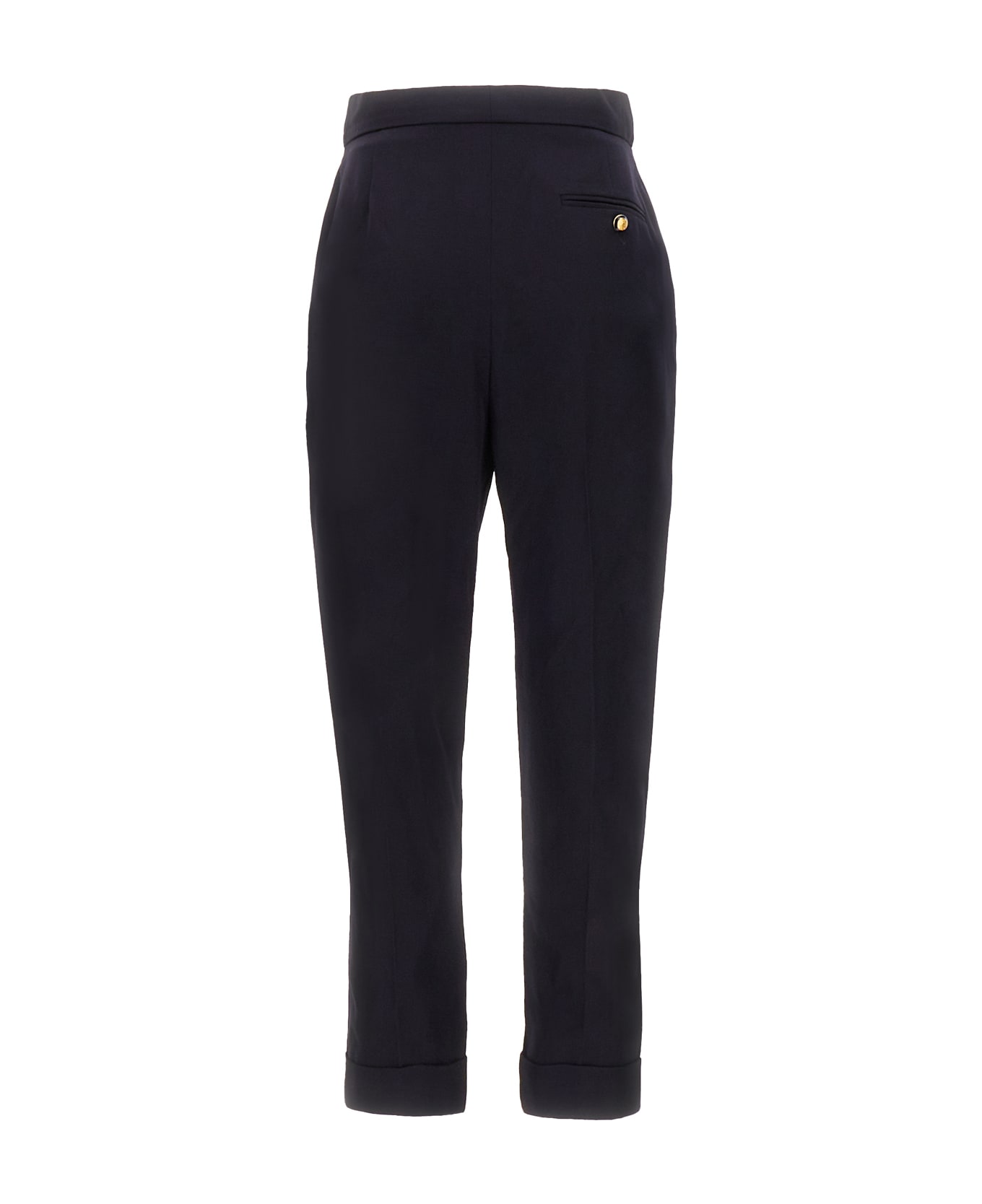 Alexander McQueen Midnight Blue Wool Blend Pant - 4100