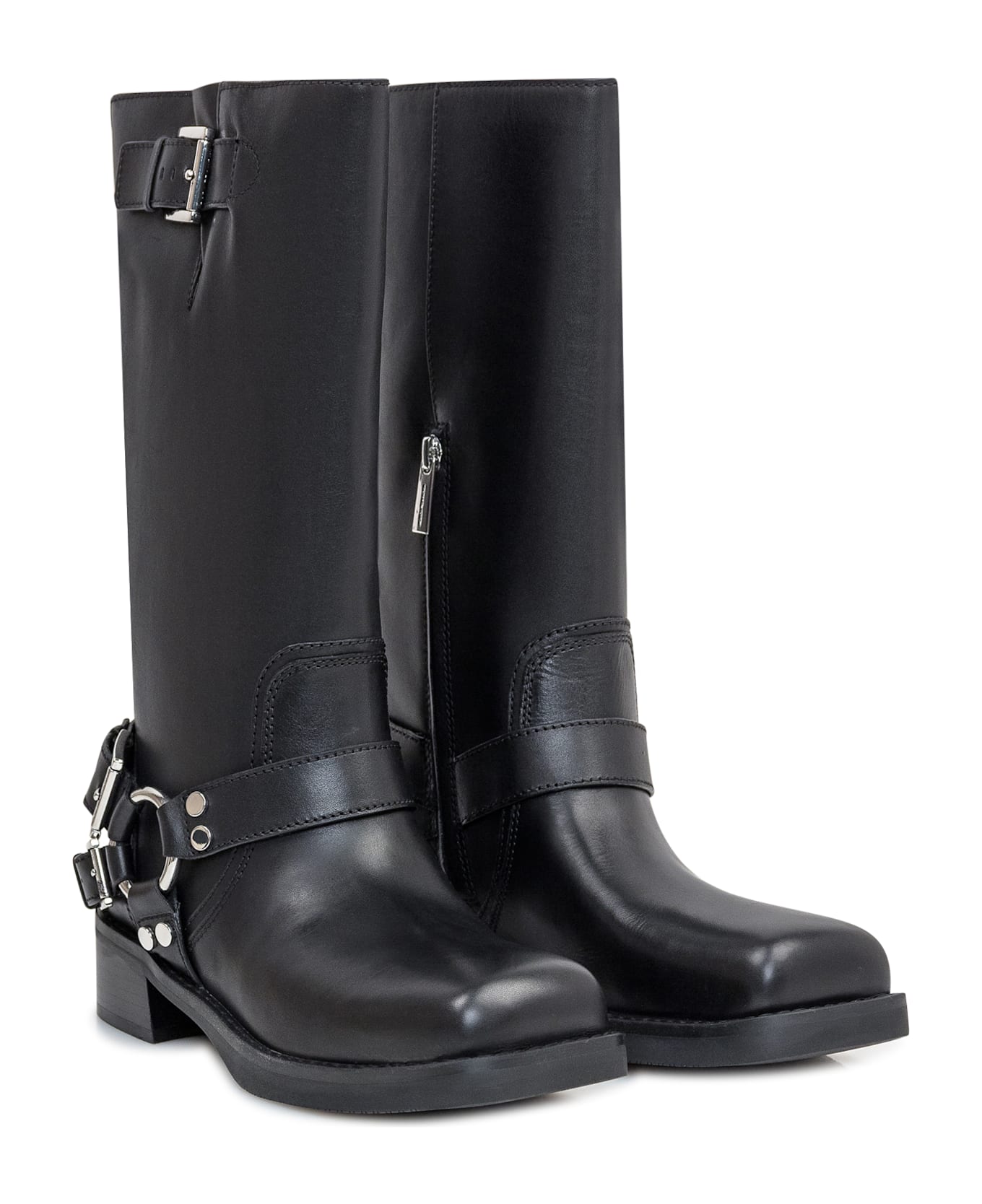 Michael Kors Crosby Moto Boot - BLACK
