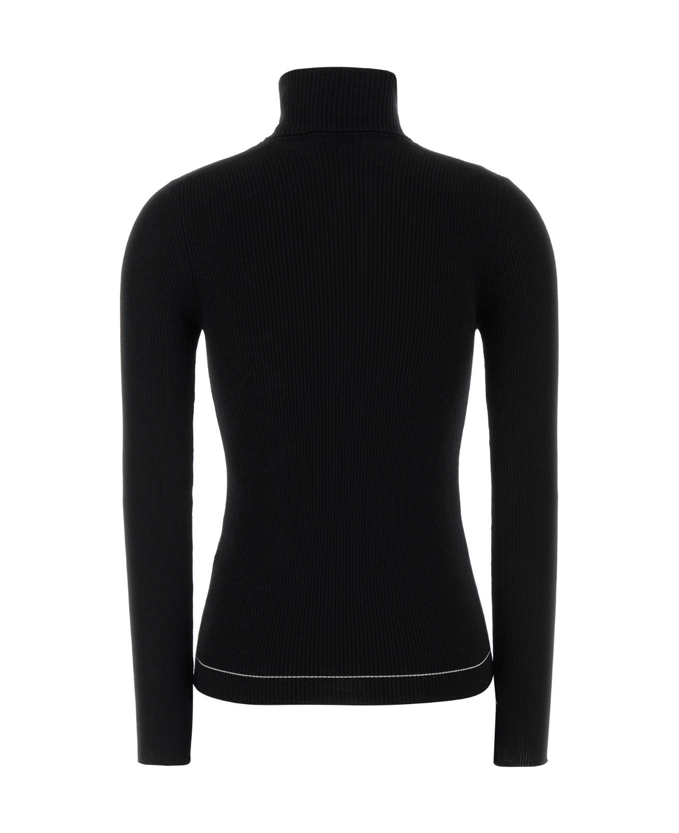 Moncler Black Wool T-shirt - 999