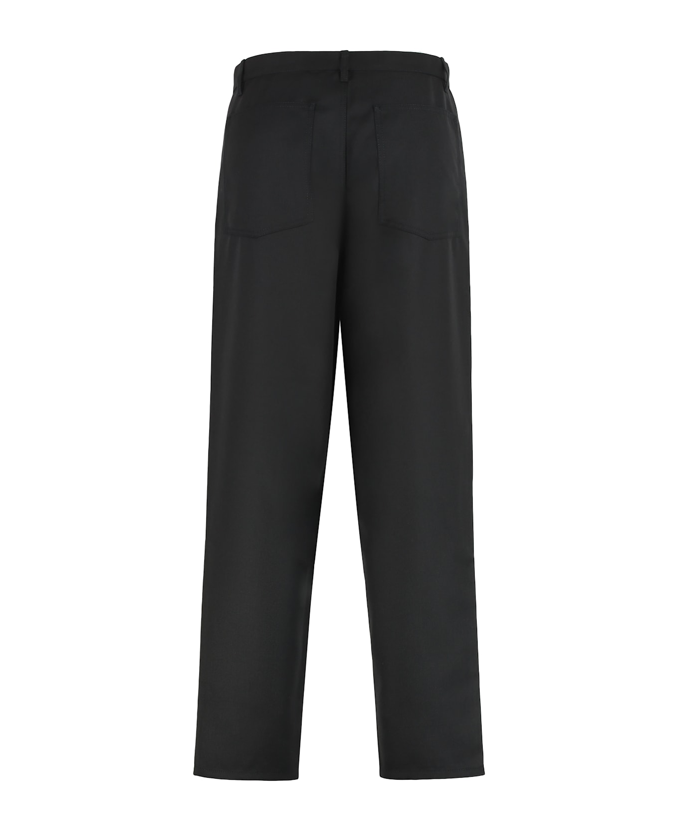 Comme des Garçons Shirt Pants Made Of Mixed Wool - black