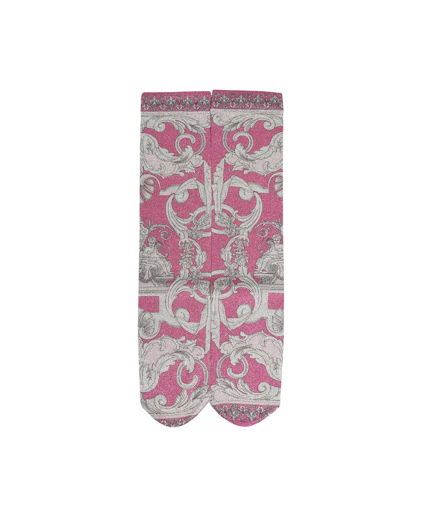 Versace Socks - Fuchsia