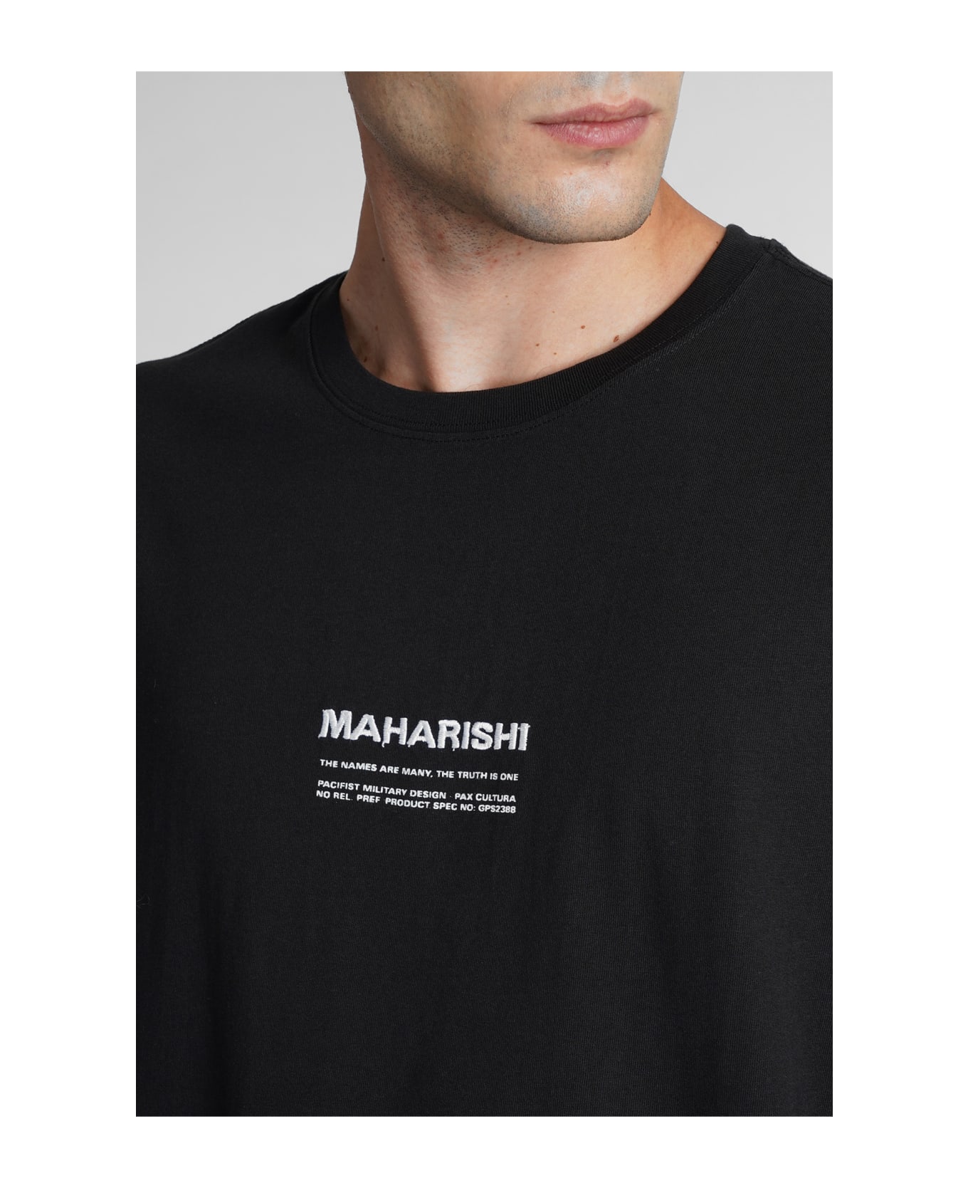 Maharishi T-shirt In Black Cotton - black シャツ