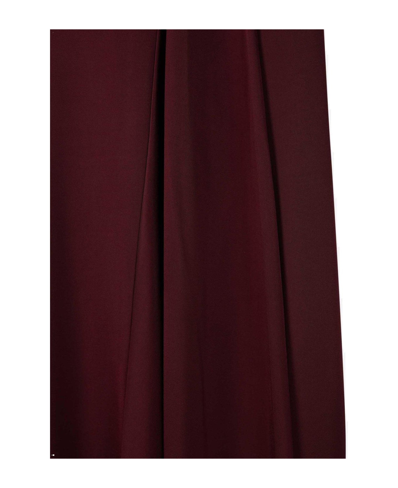 Stella McCartney One-shoulder Cape Gown - RED