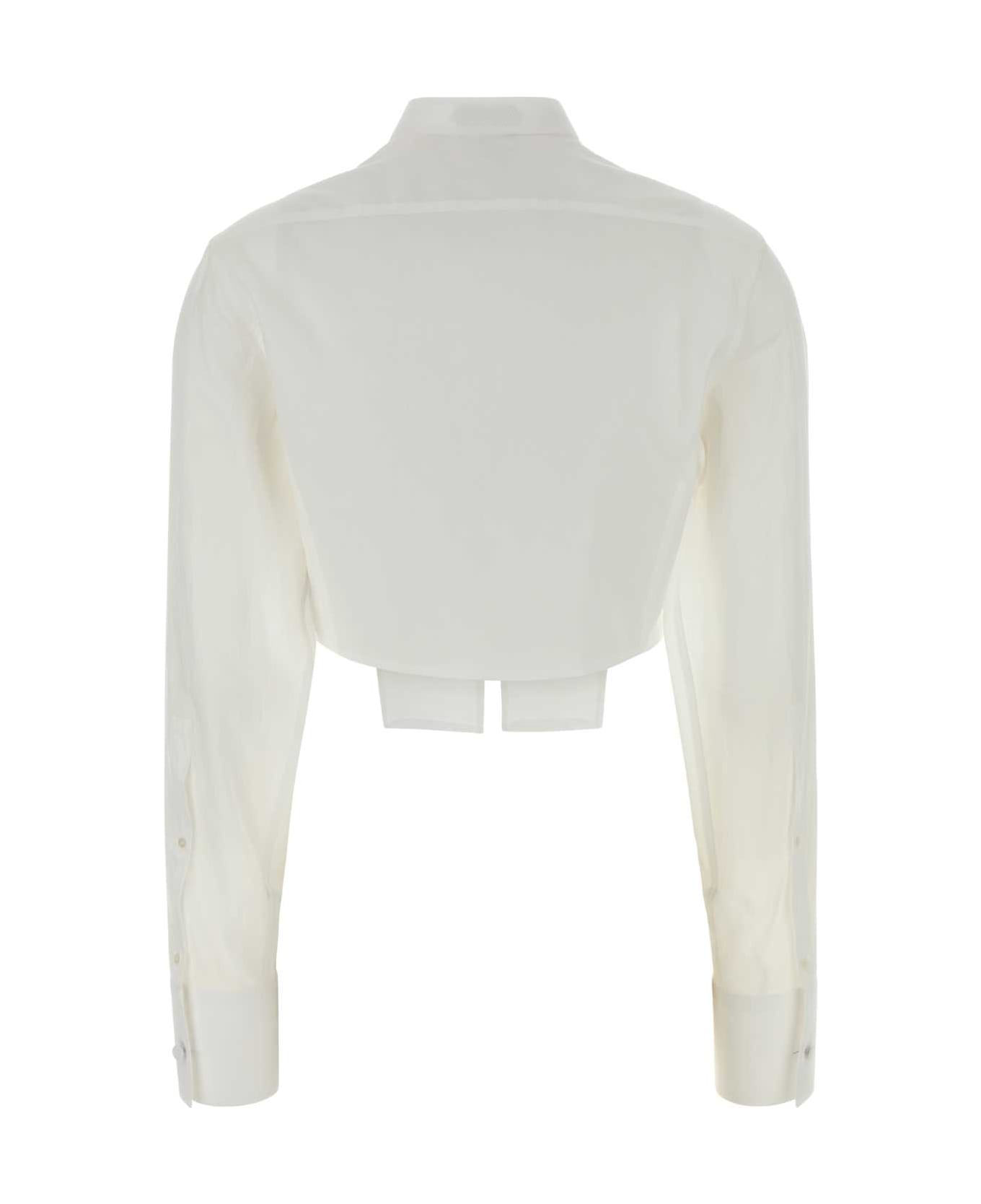 Tom Ford White Poplin Shirt - WHITE
