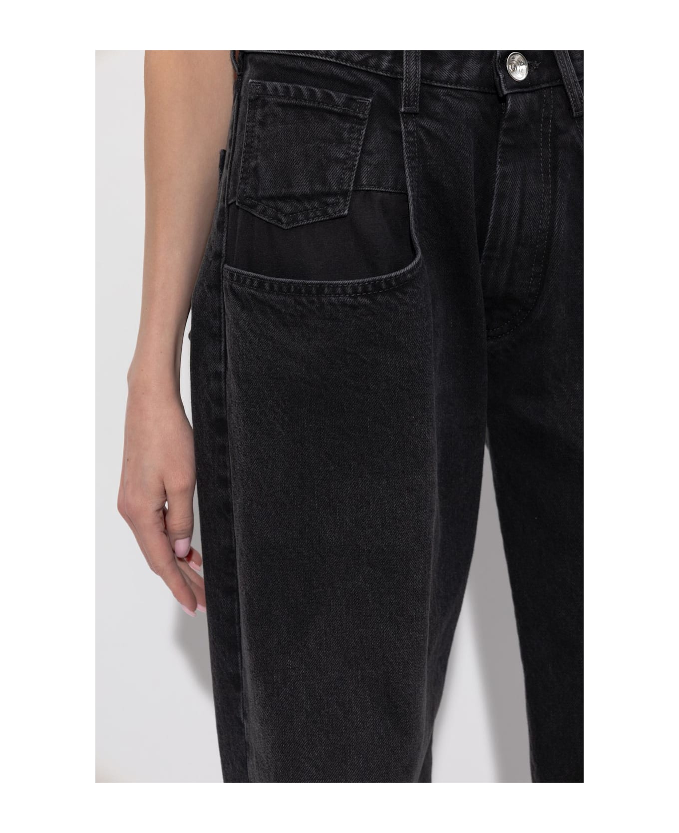 Maison Margiela Jeans With Logo - Black