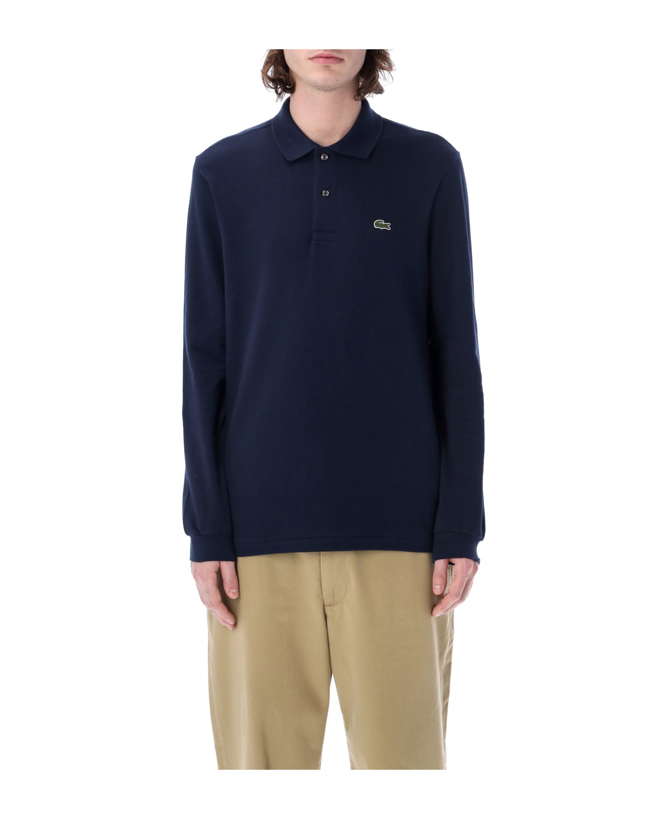 Lacoste Classic Fit L/s Polo Shirt - MARINE