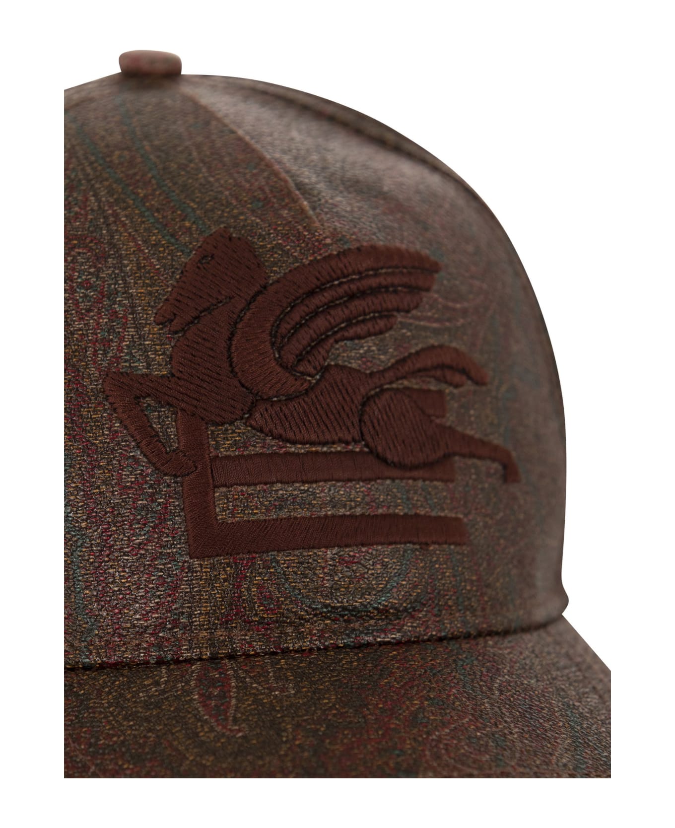 Etro Baseball Cap With Logo - Brown