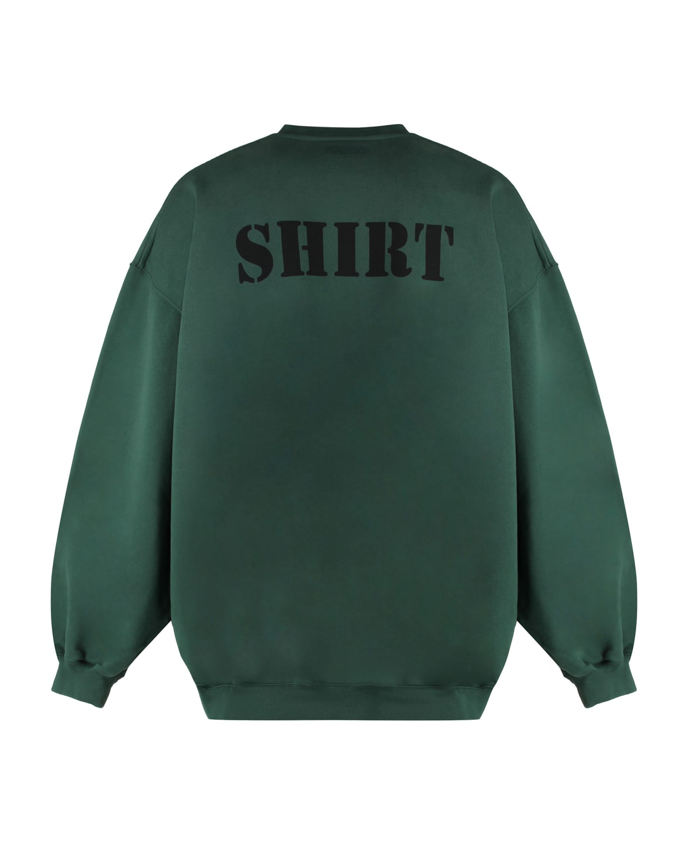 VETEMENTS Oversize Cotton Sweatshirt - green
