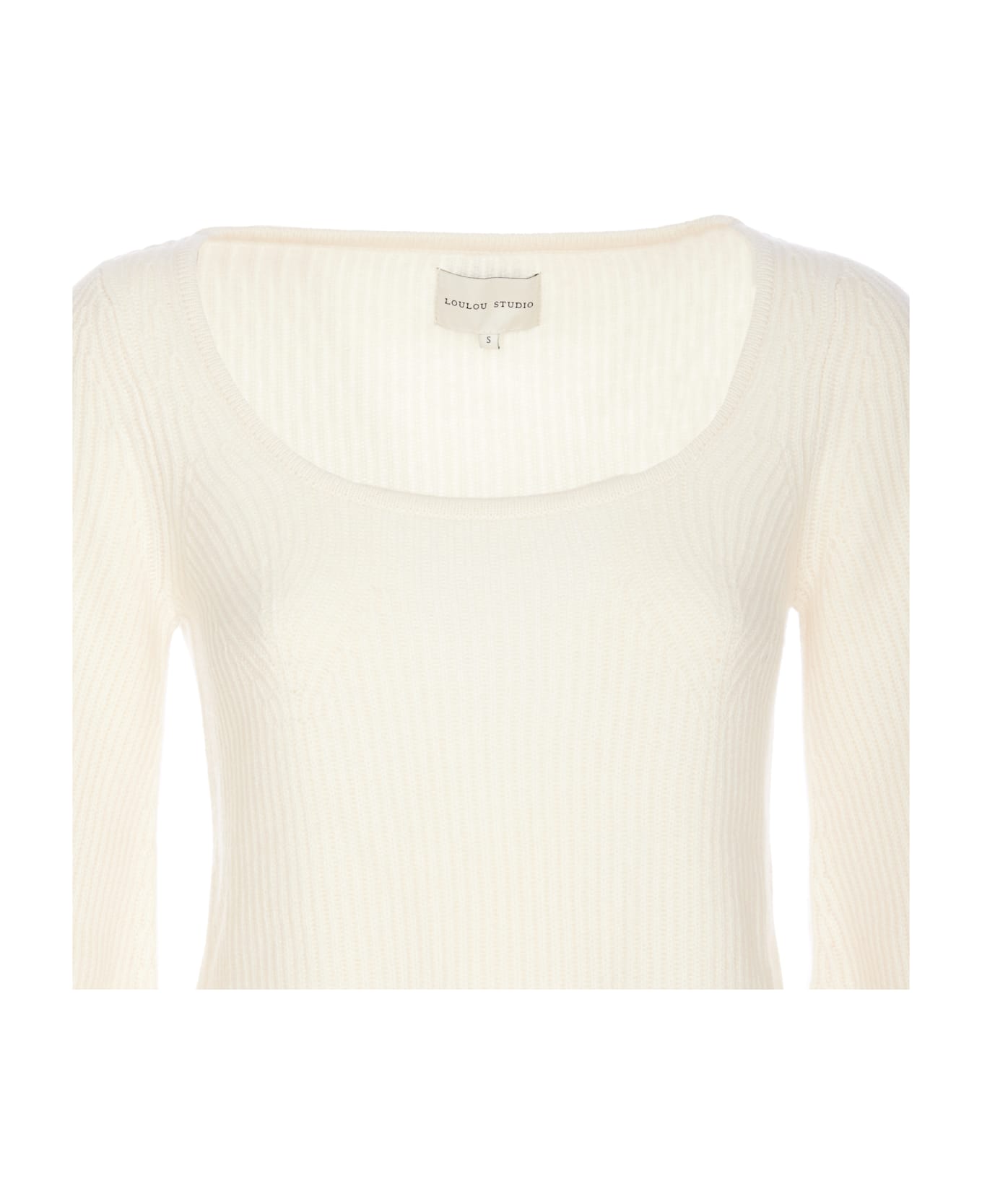 Loulou Studio Hermus Sweater - White