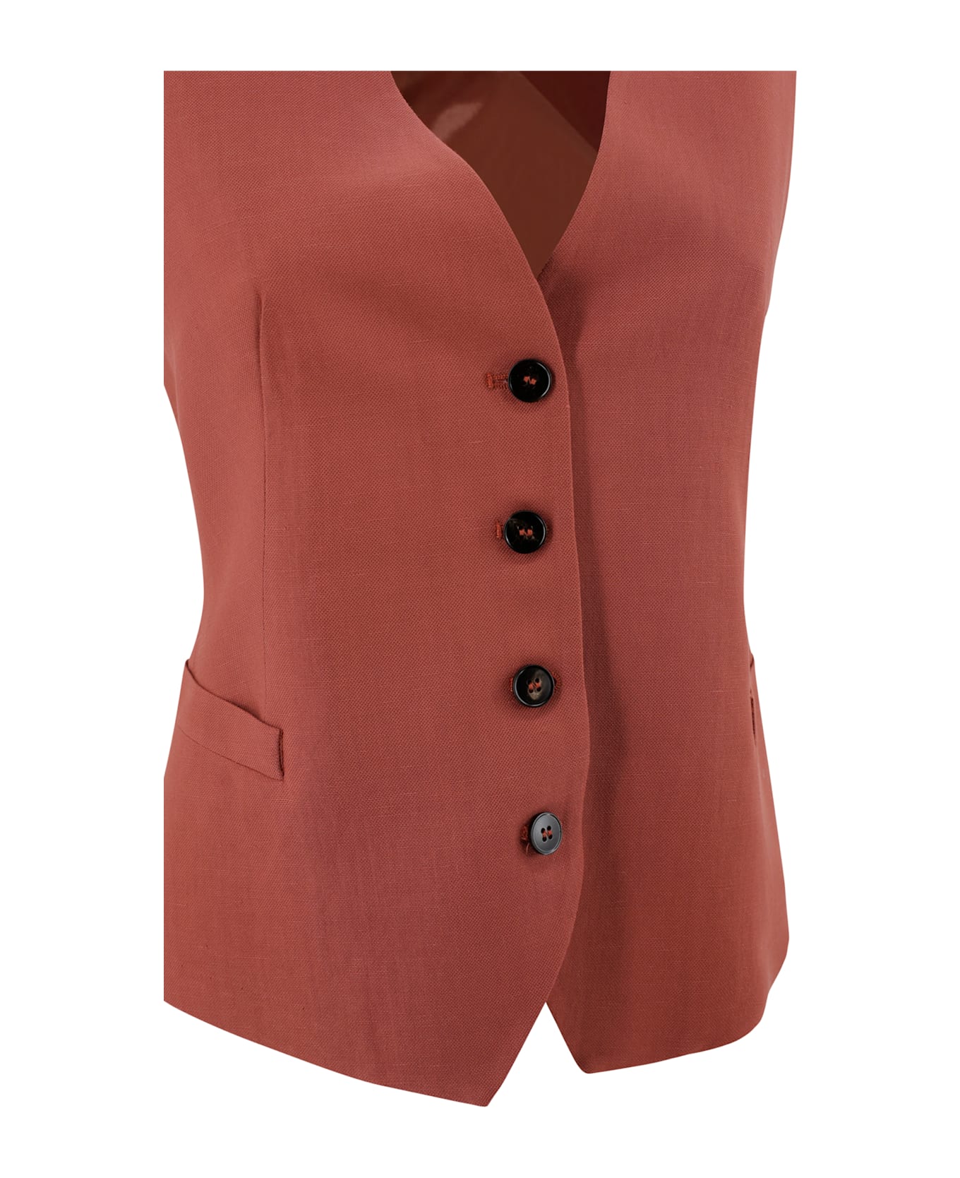 Antonelli Linen-blend Waistcoat