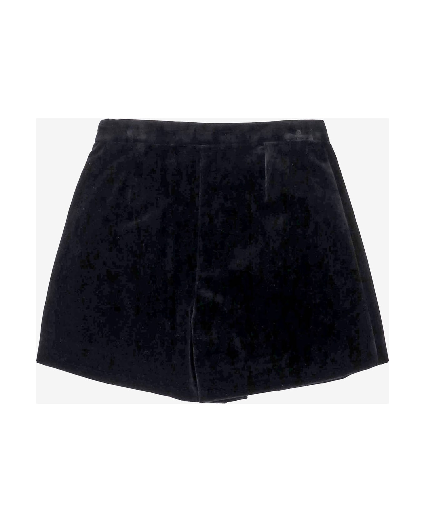 Bonpoint Velvet Short Pants - Black