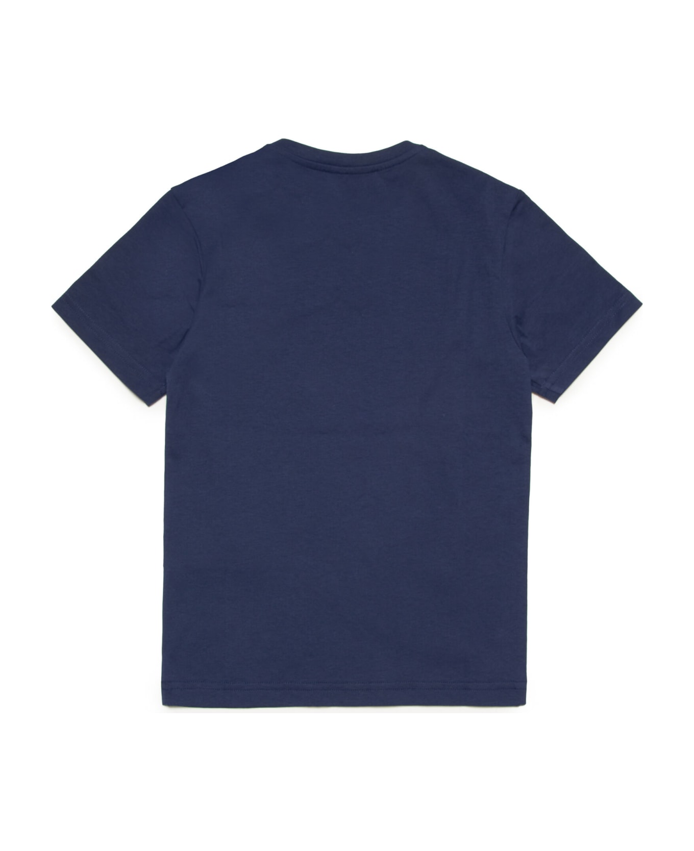 Dsquared2 D2t948u Relax T-shirt Dsquared Crew-neck, Short-sleeved, Cotton Jersey T-shirt. Fit: Relaxed Fit, Regular. The Garment Features 's Contrastin - Blu Tシャツ＆ポロシャツ