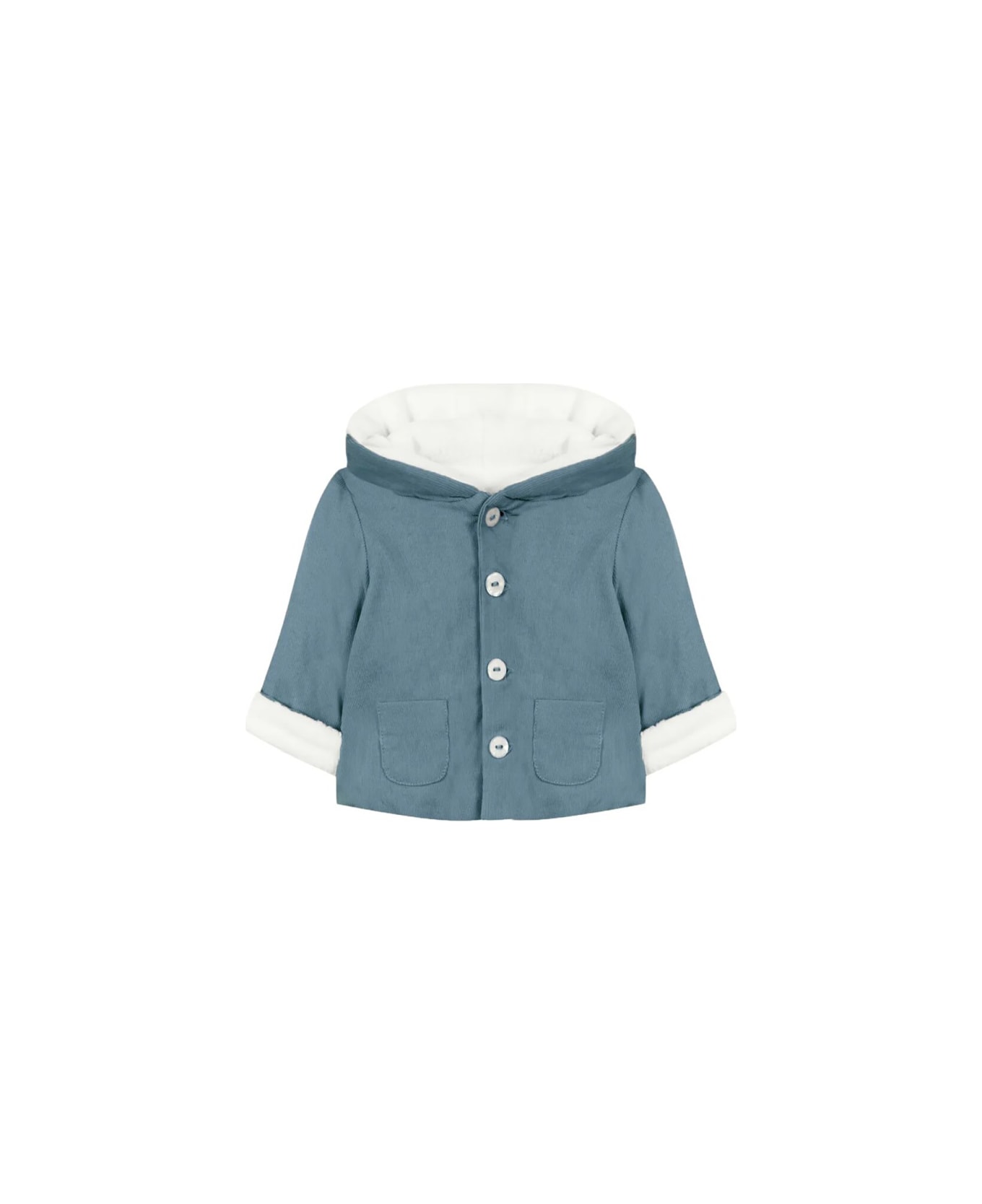 Tartine et Chocolat Hooded Coat - BLUE