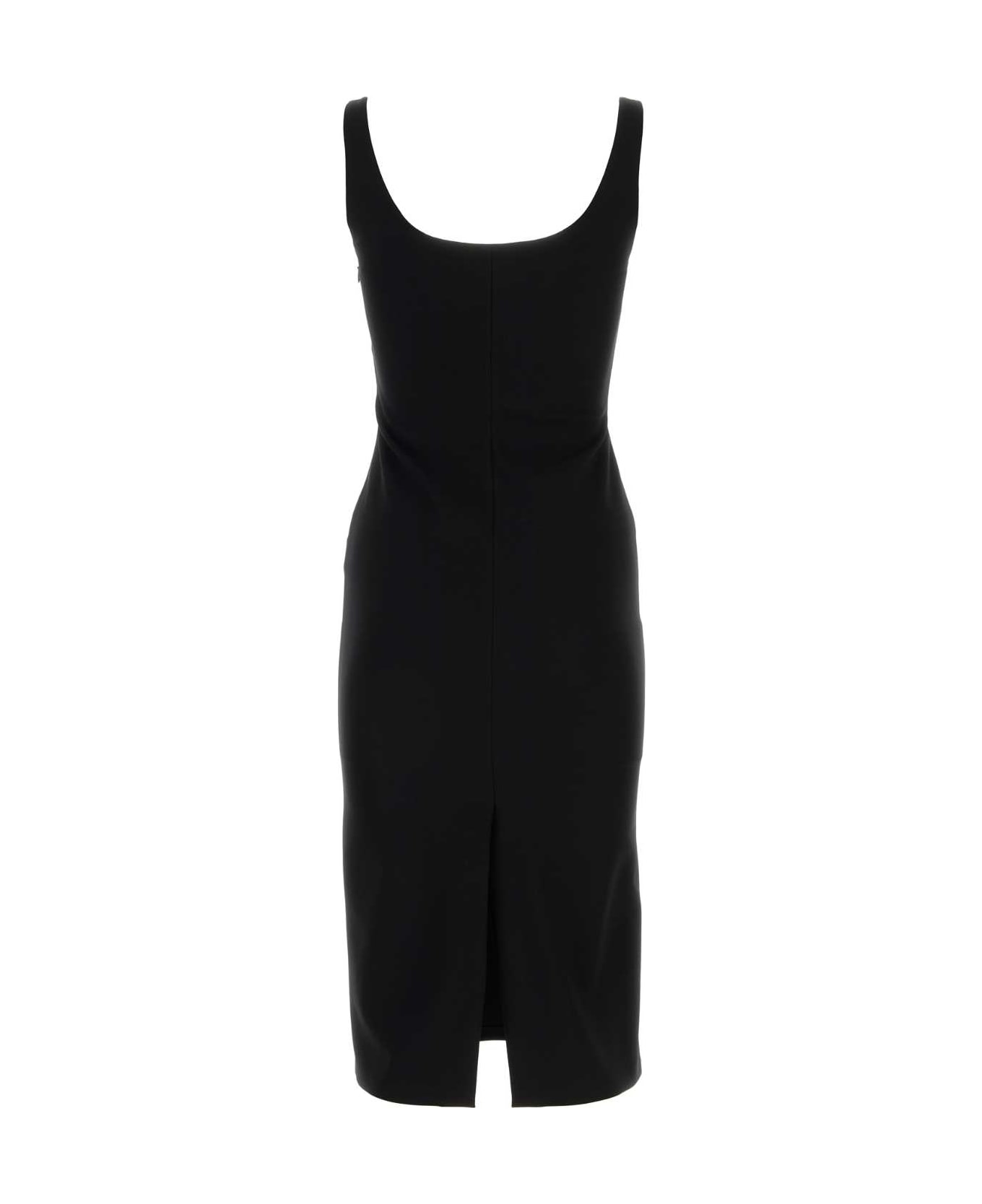 Blumarine Black Stretch Viscose Blend Dress - NERO