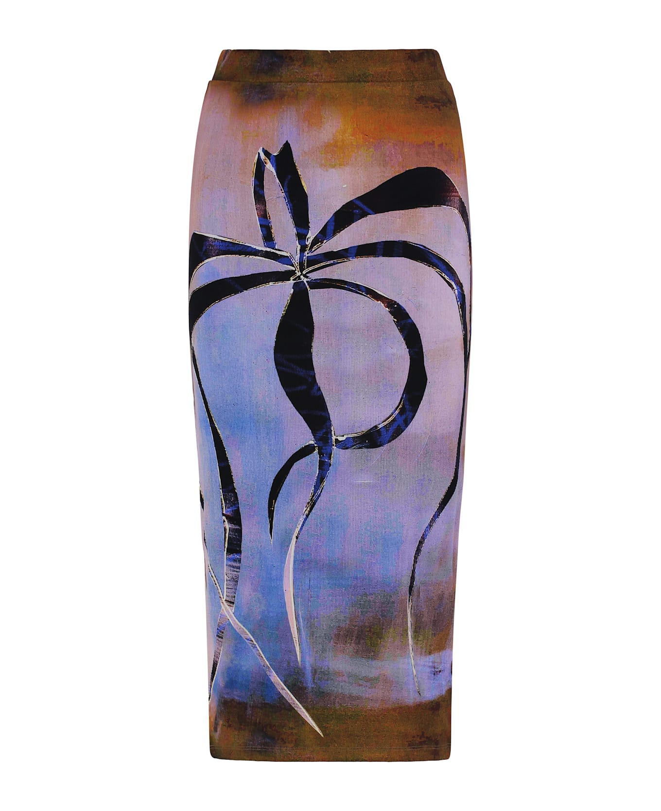 Louisa Ballou Printed Midi Skirt - Multicolor