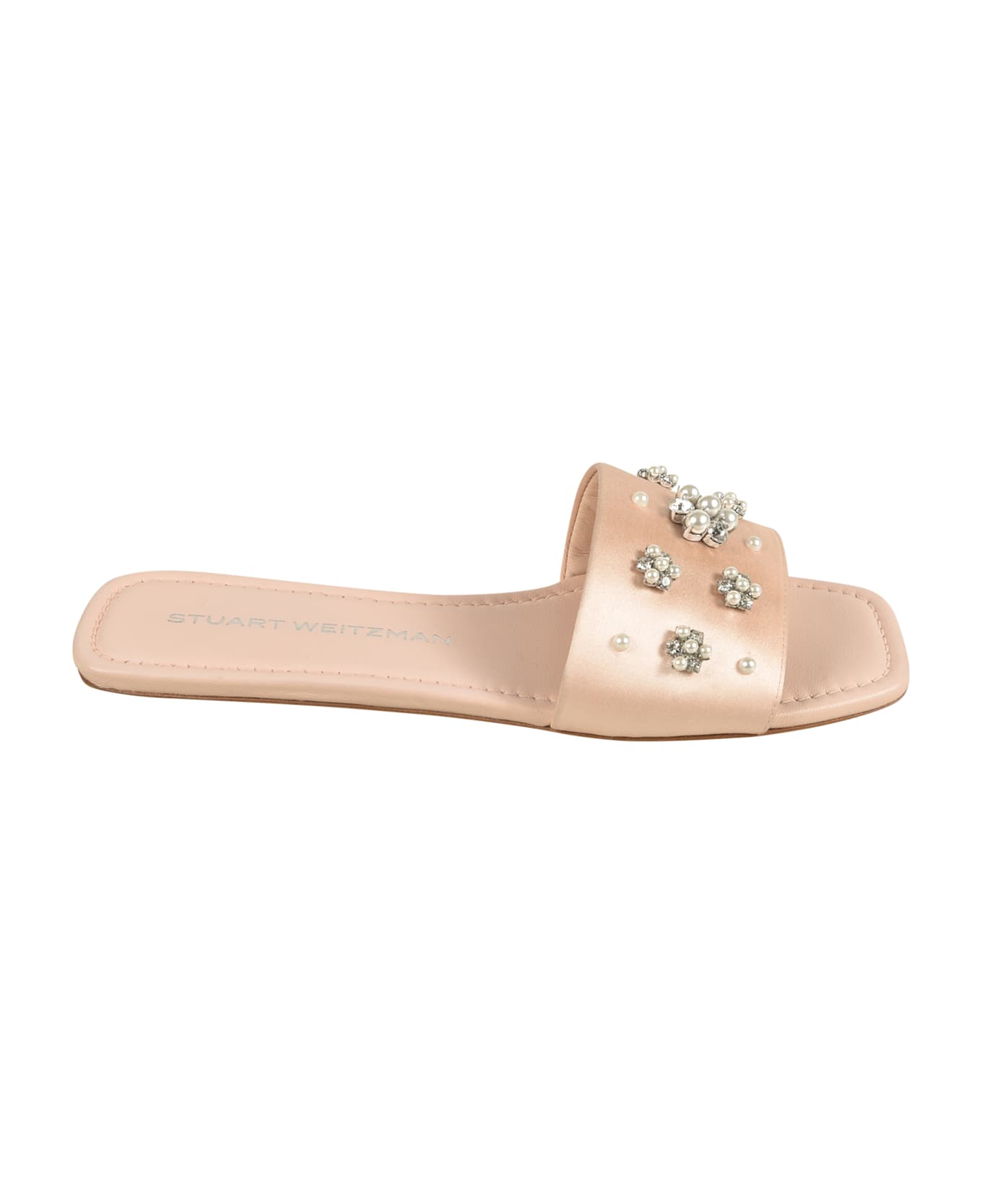 Stuart Weitzman Poppy Sliders - Blush