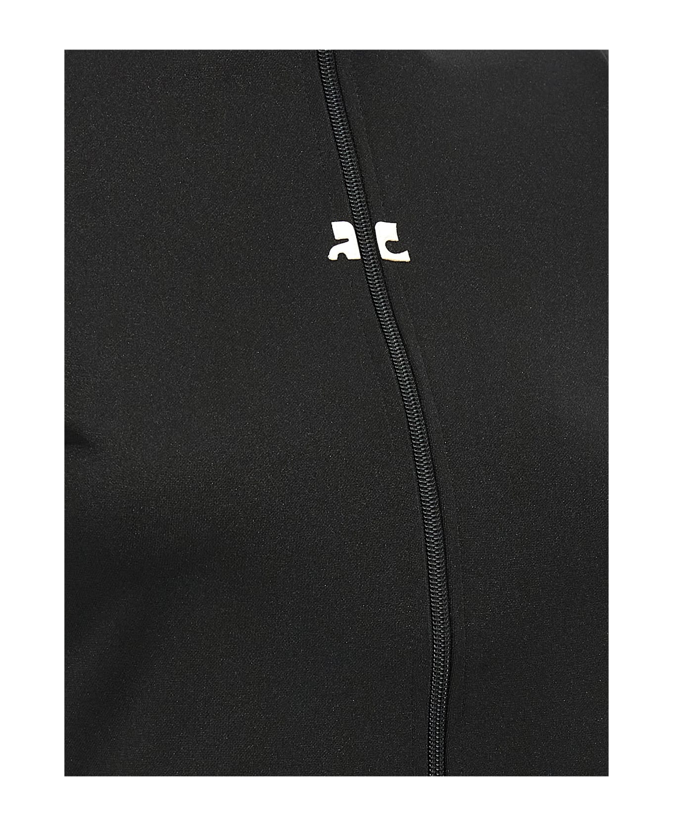 Courrèges 
interlock Zipped
 Top - Black