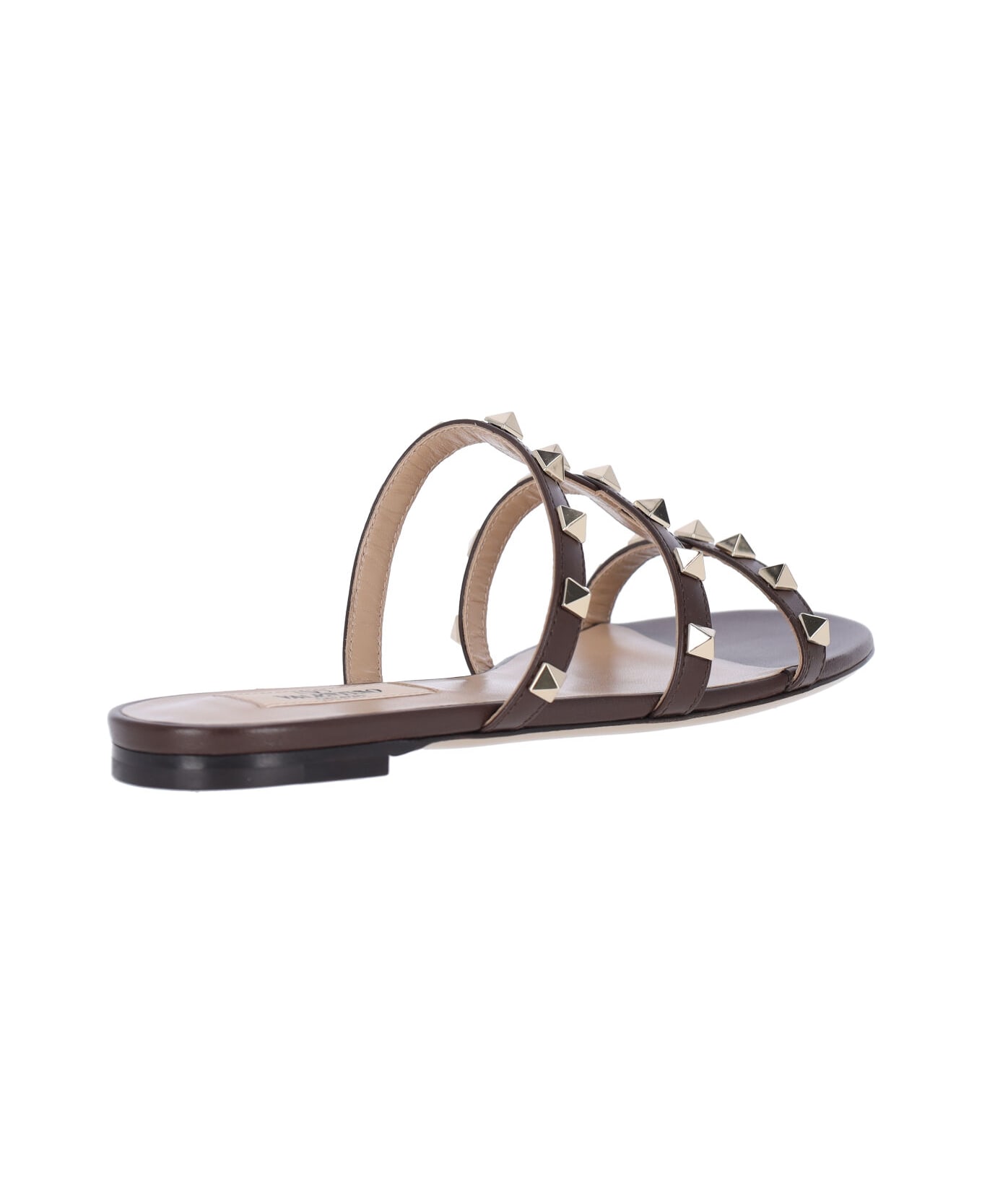 Valentino Garavani "rockstud" Sandals - Brown