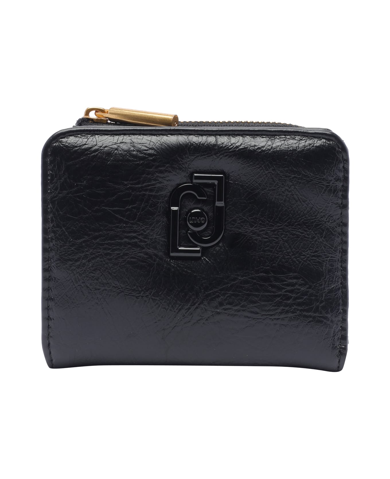 Liu-Jo Glossy Zipped Pocket - Black