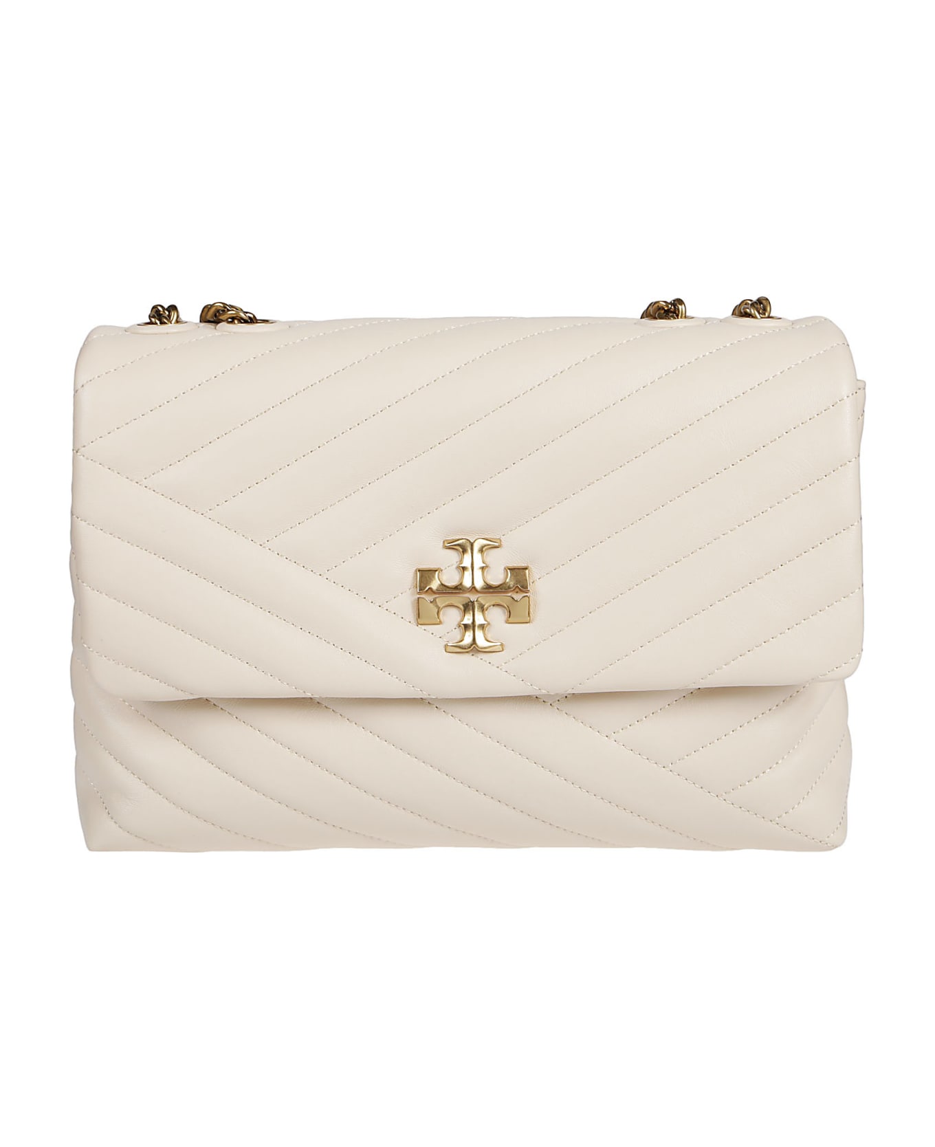 Tory Burch Kira Chevron Convertible Shoulder Bag - New Cream