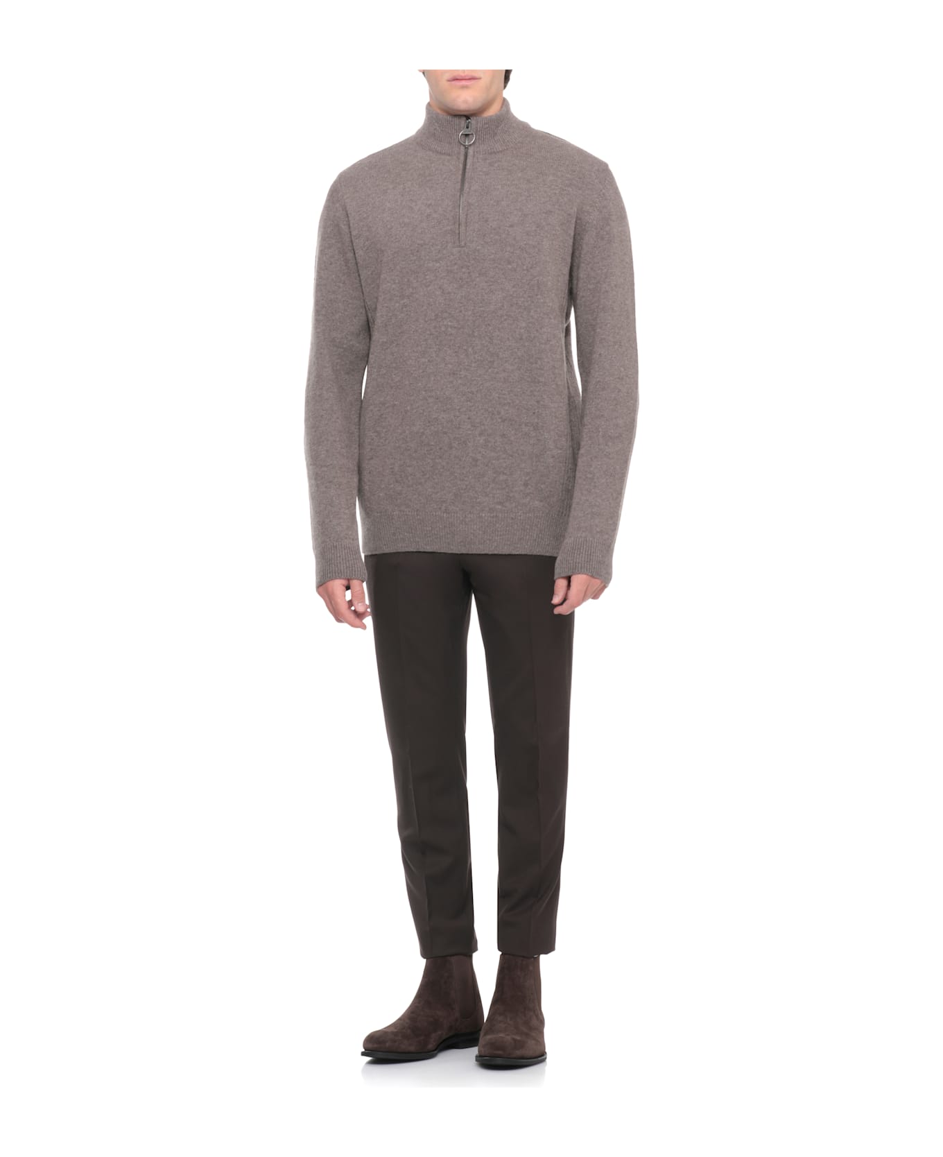 Barbour Holden Sweater - Military