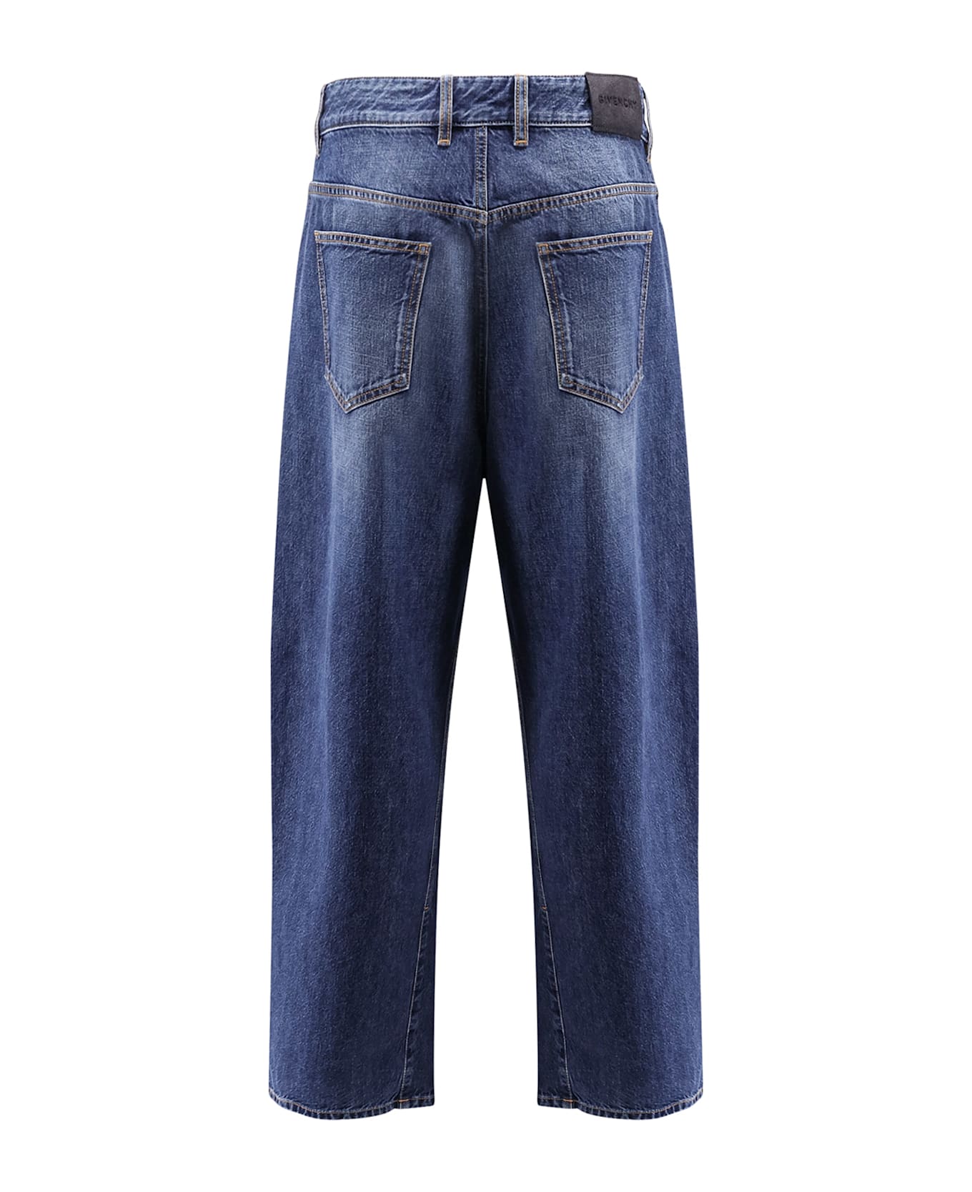 Givenchy Twisted Stone-washed Denim Jeans - Blue デニム