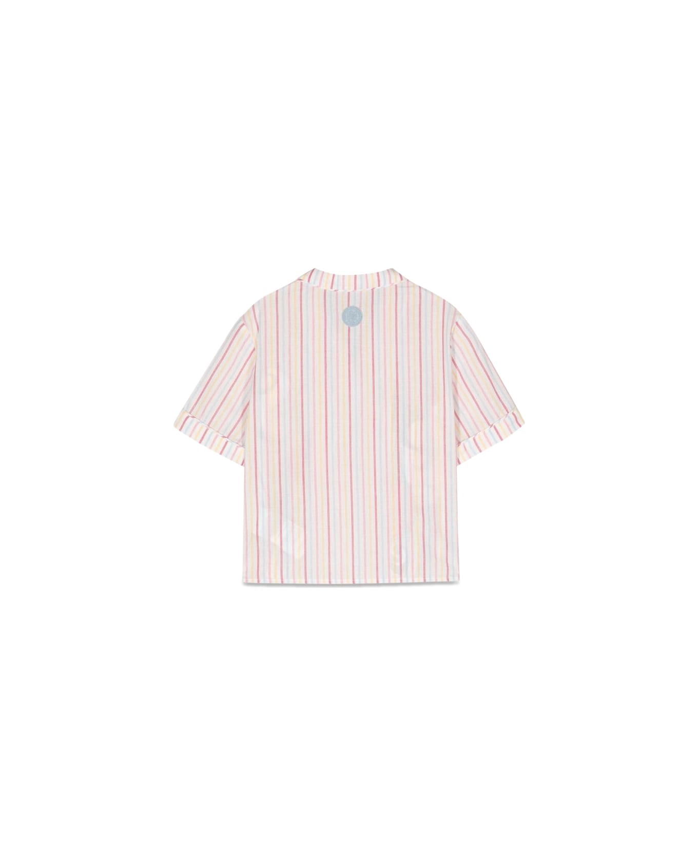 GCDS Striped Shirt Print - MULTICOLOUR