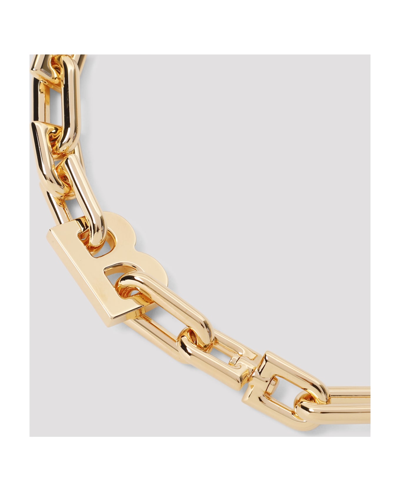 Balenciaga B Chain Thin Neck - Shiny Gold