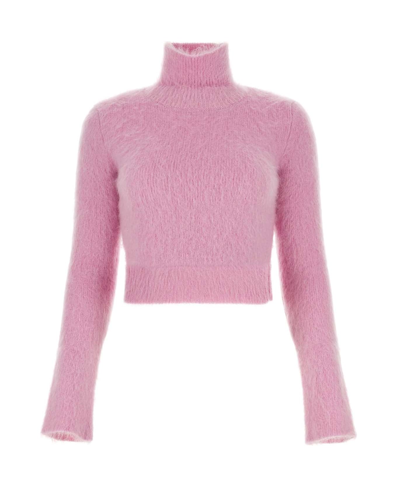Paco Rabanne Pink Wool Blend Sweater - PINK