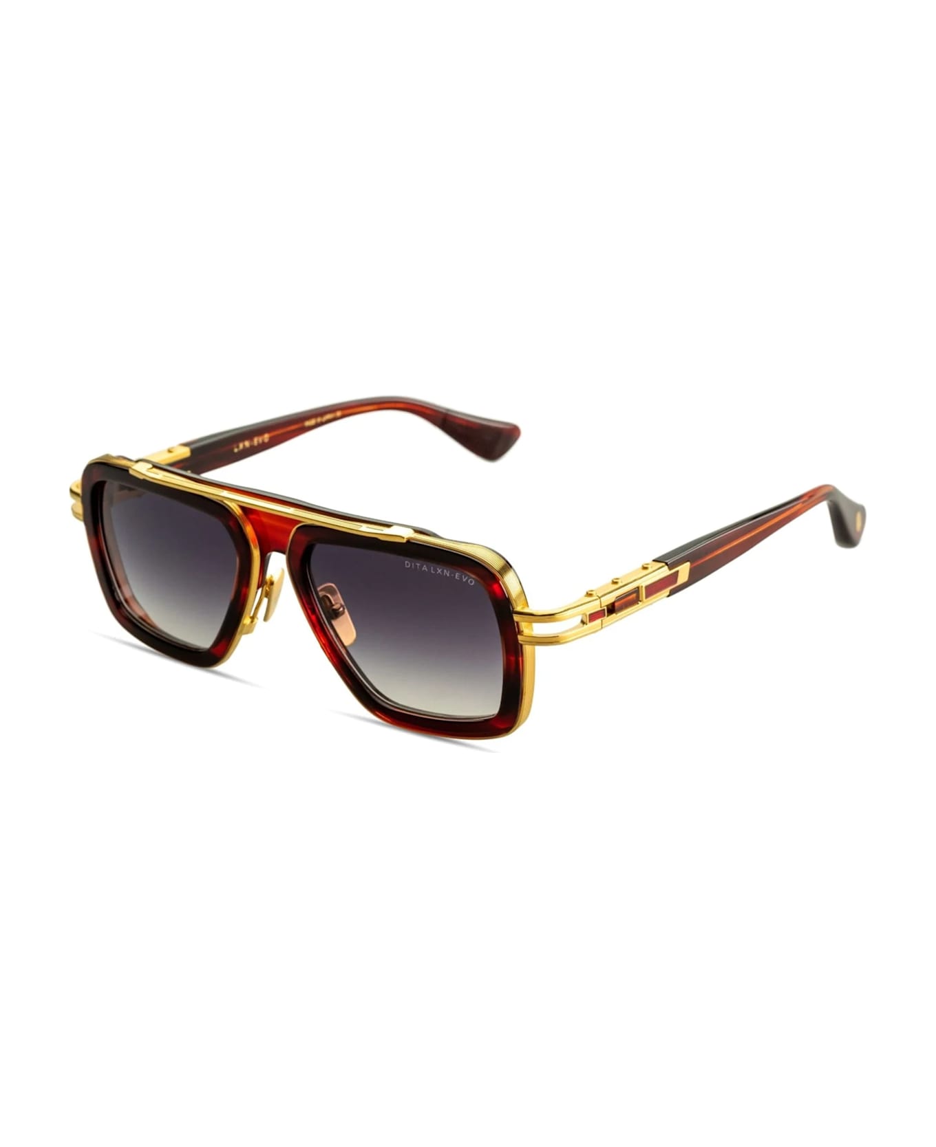 Dita Lxn-evo - Sienna Blaze / Yellow Gold Sunglasses - brown/gold