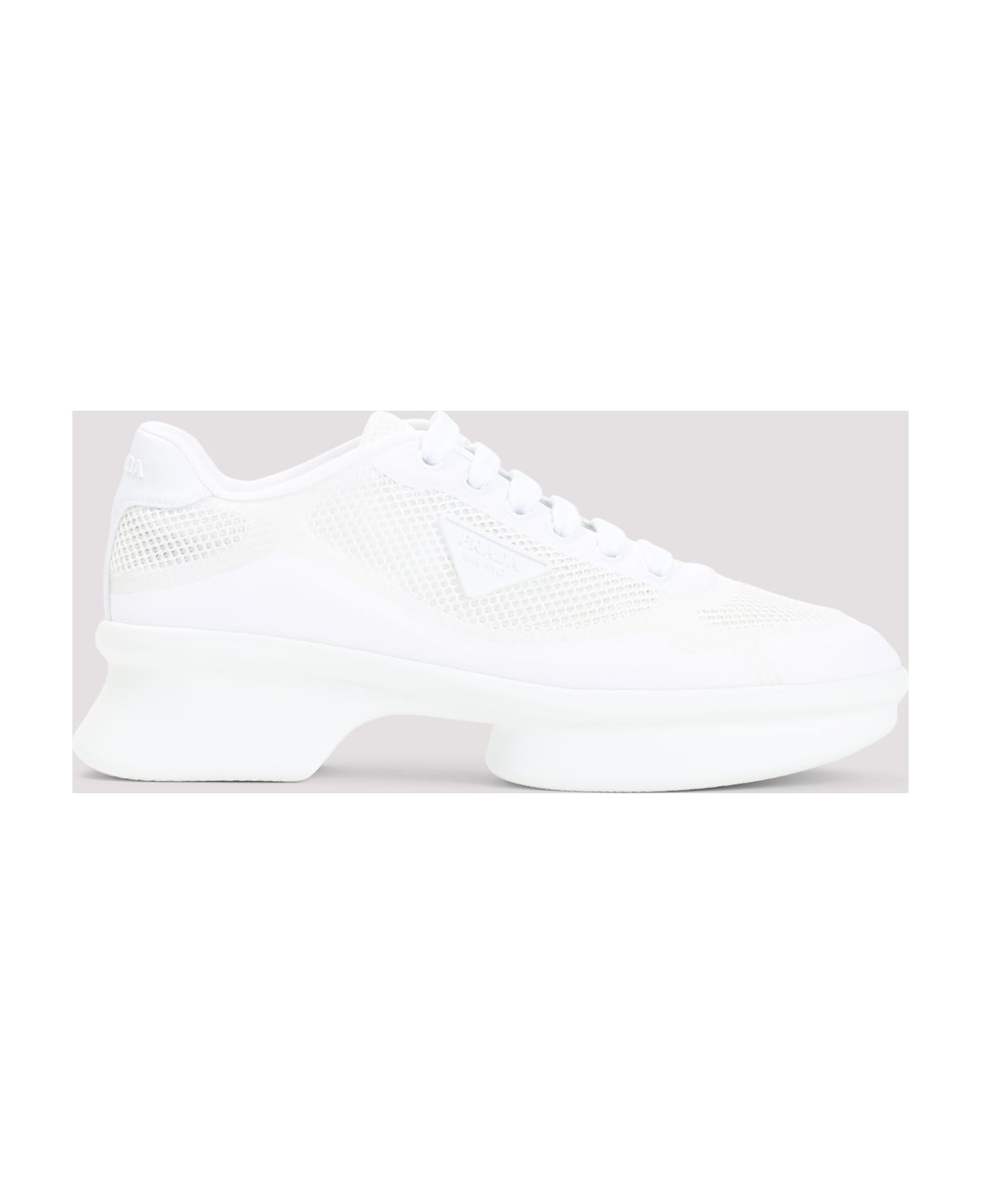 Prada Prads Wavy Sneakers - Bianco