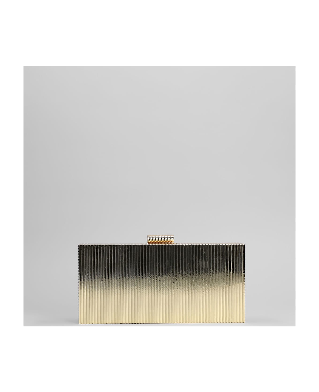 retrofete Milo Clutch In Gold Metal Alloy - gold