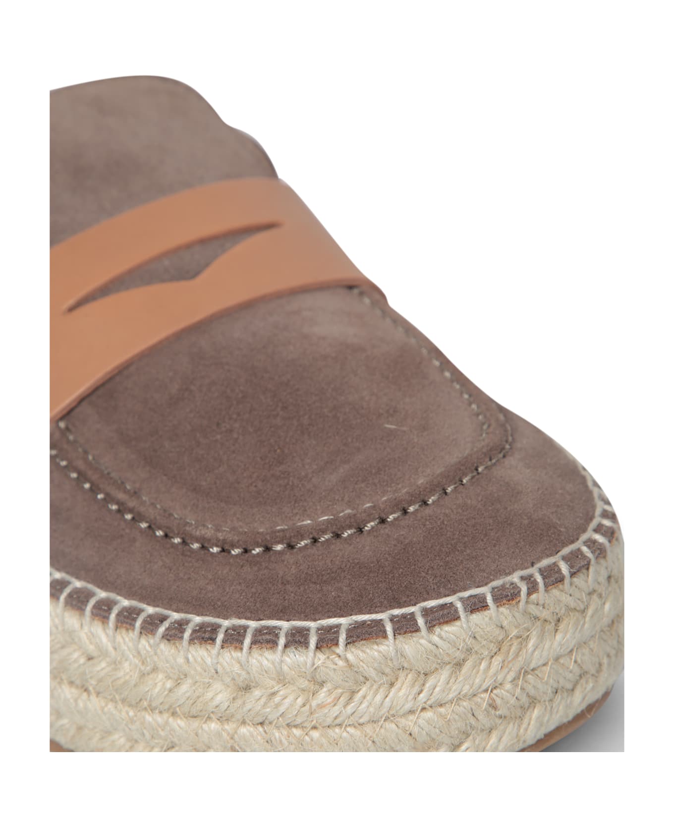 J.W. Anderson Taupe Leather Espadrillas - Beige