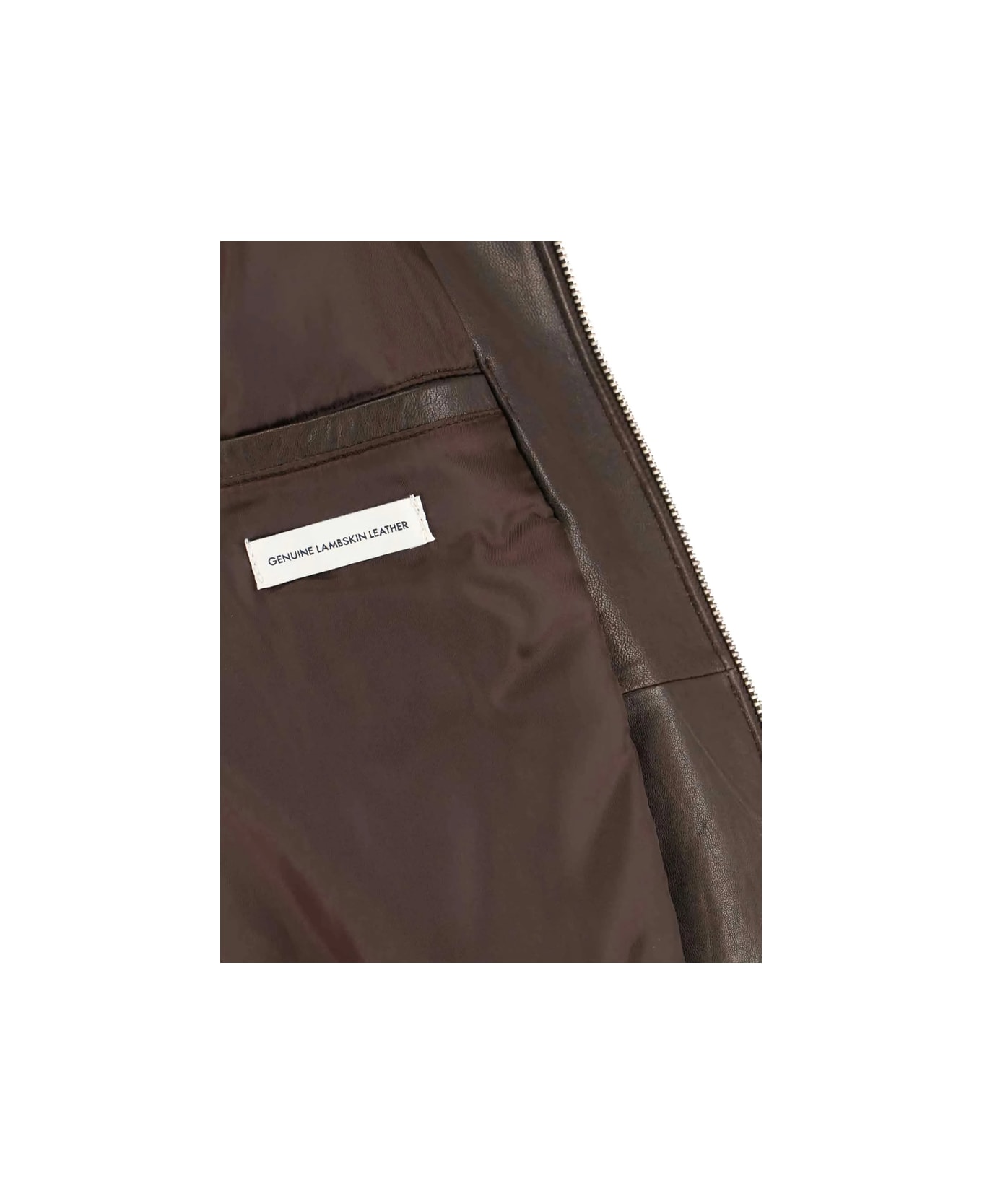 Dunst Leather Outerwear - BROWN