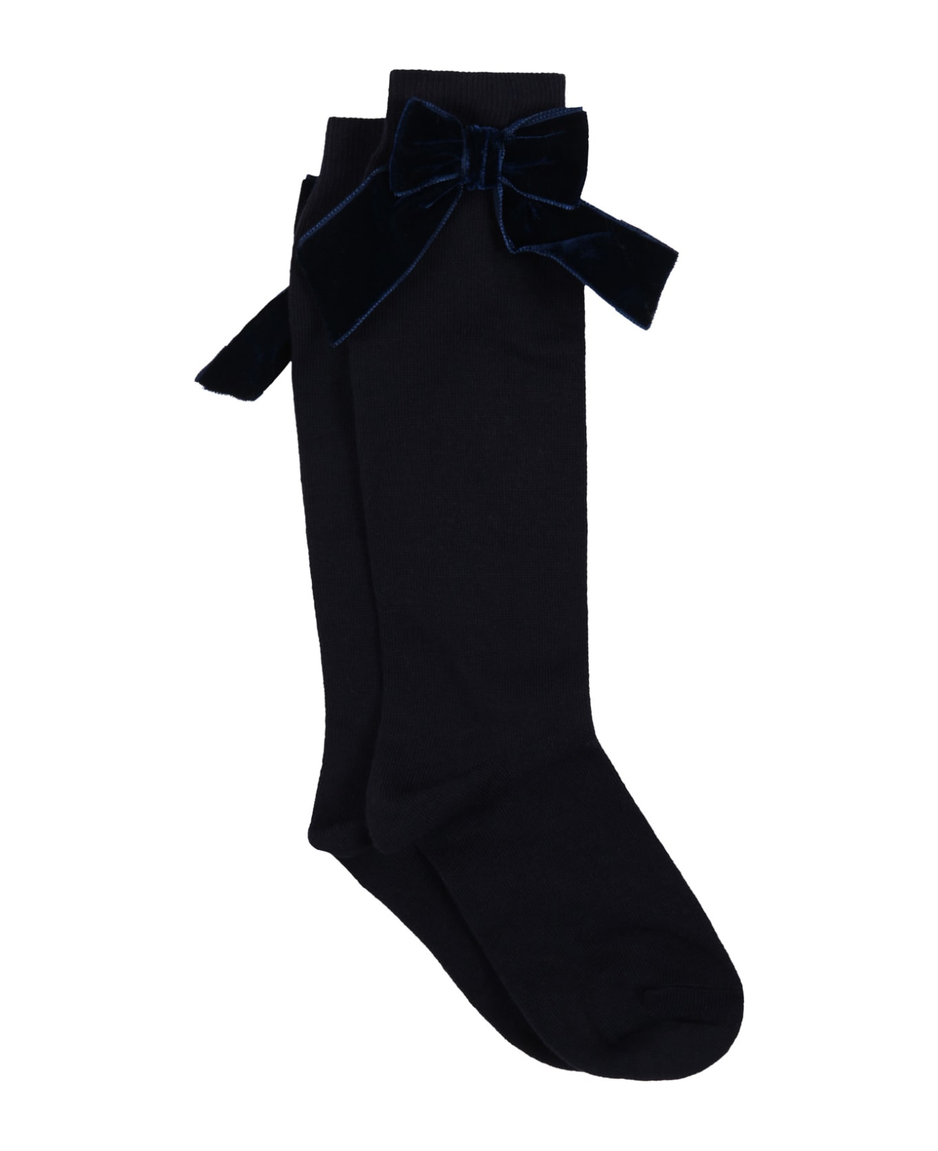 Story Loris Blue Socks For Girl - Blue アクセサリー＆ギフト